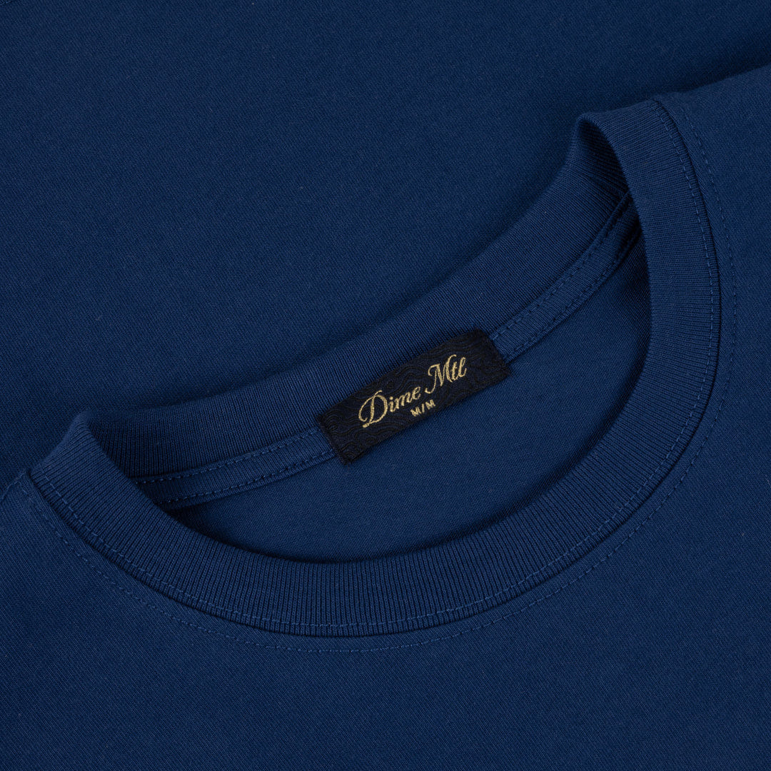 Dime MTL Classic Small Logo Tee Navy