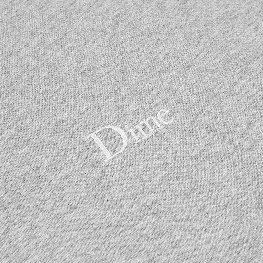 Dime MTL Classic Small Logo Tee Heather Grey