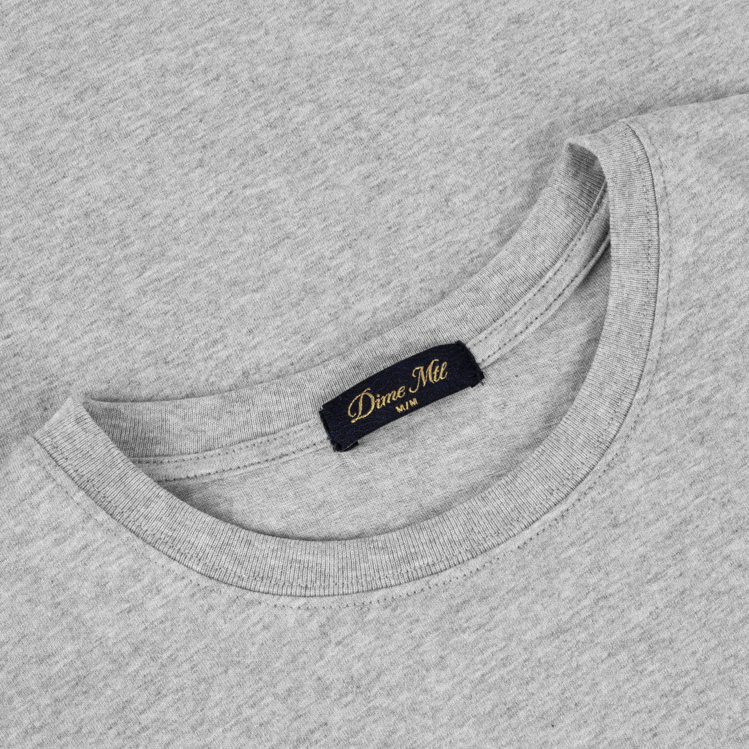 Dime MTL Classic Small Logo Tee Heather Grey