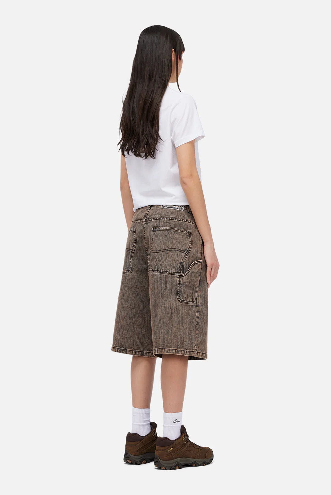 Dime MTL Denim Shorts Premium Brown