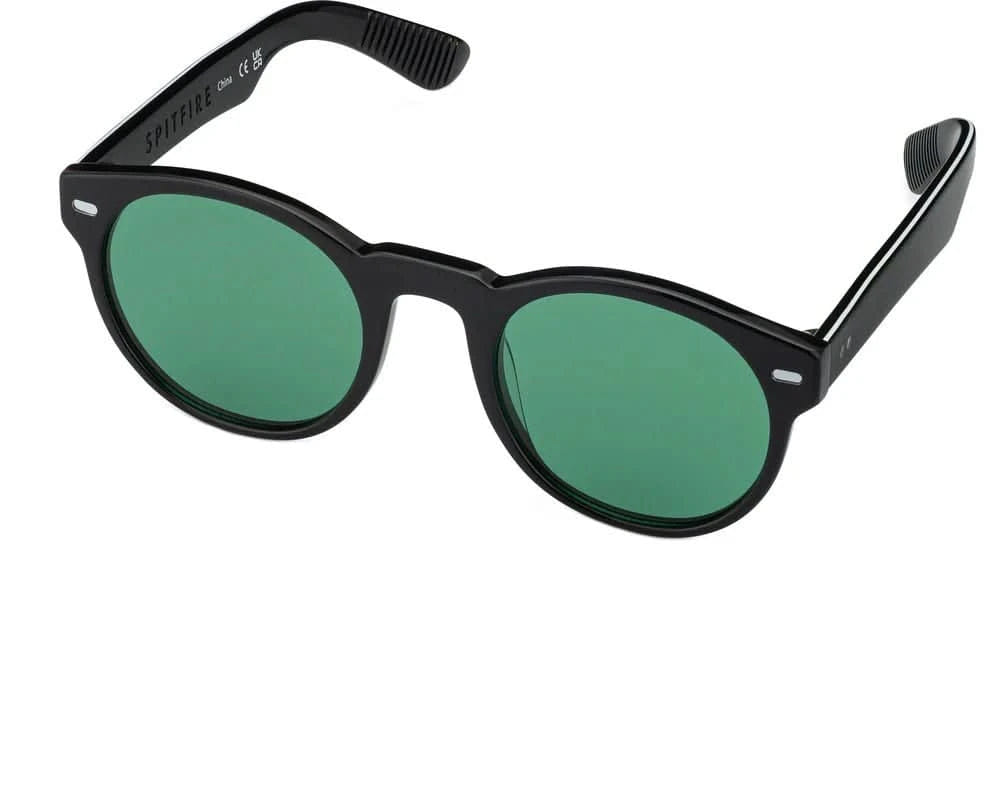 Spitfire Cut Ninety Five – Black & Green Acetate Sunglasses