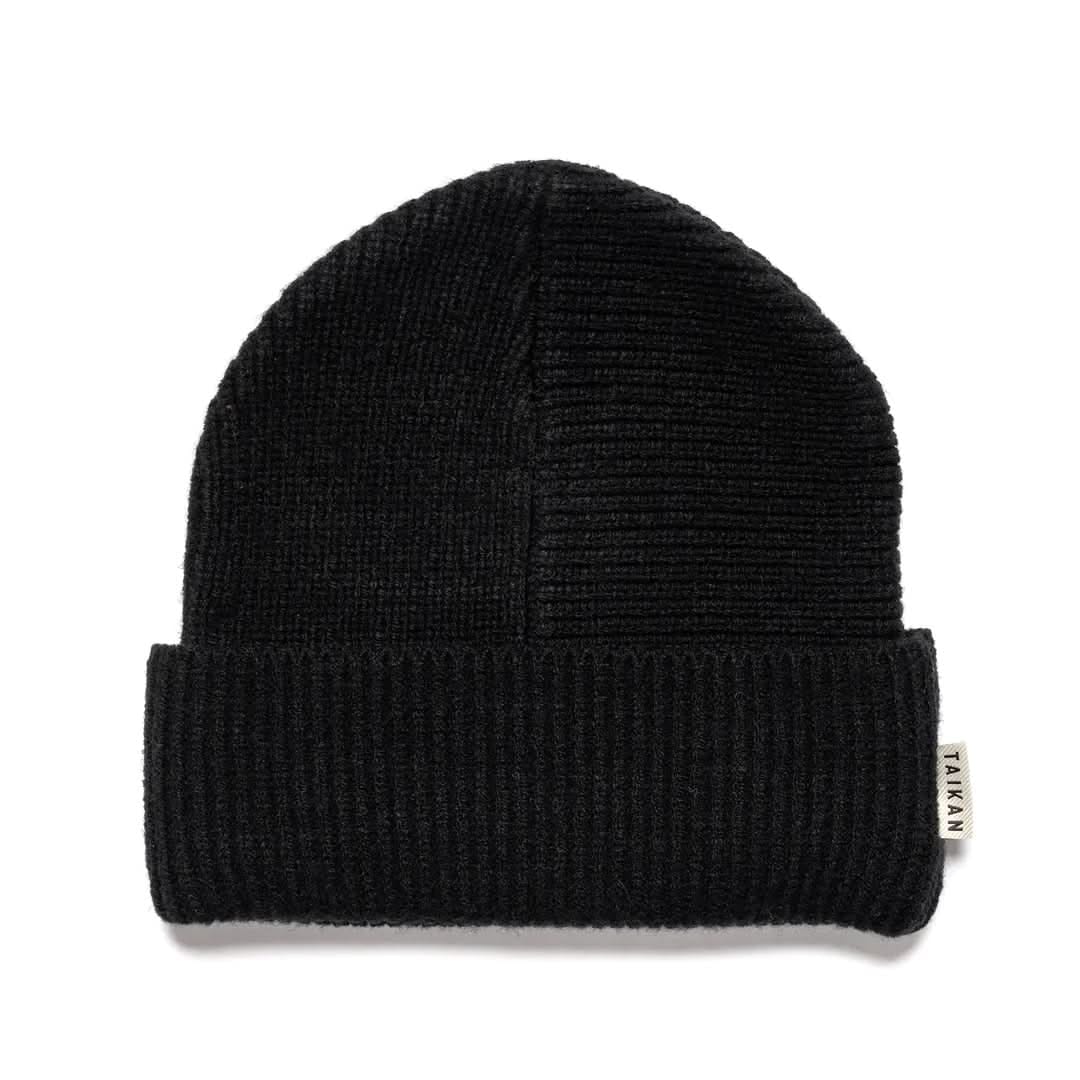 Taikan Premium Knot Beanie-Black