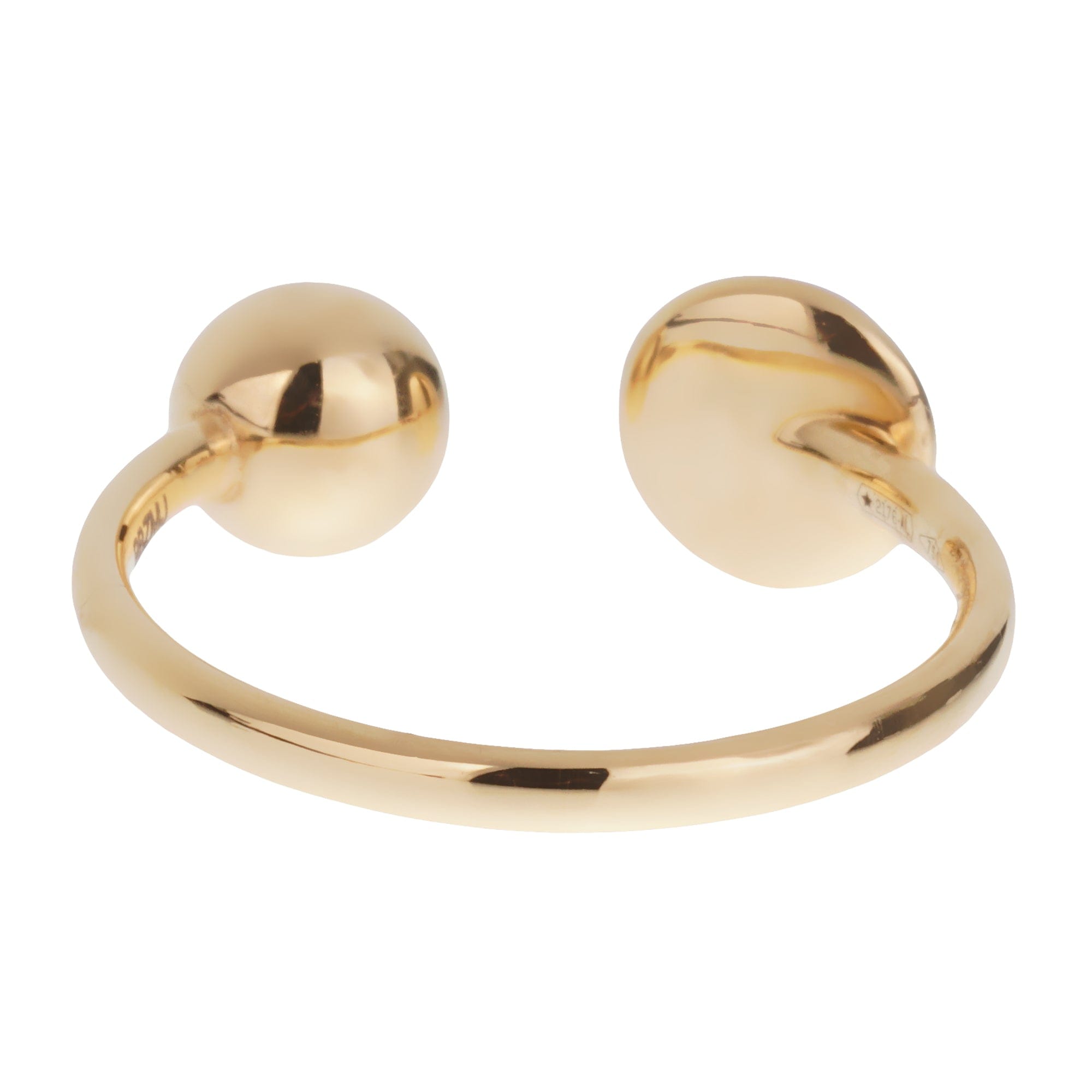 Pomellato Sabbia Diamond 18k Rose Gold Ring Size 5 1/2