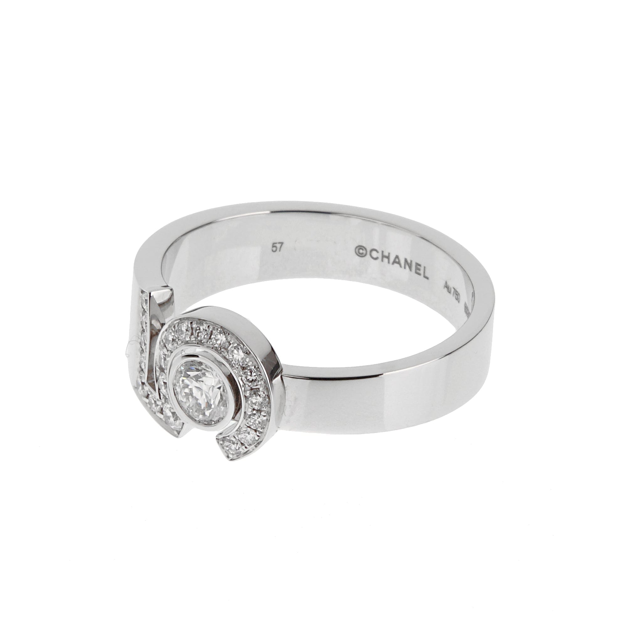 Chanel Eternal N°5 Diamond 18K White Gold Cocktail Ring