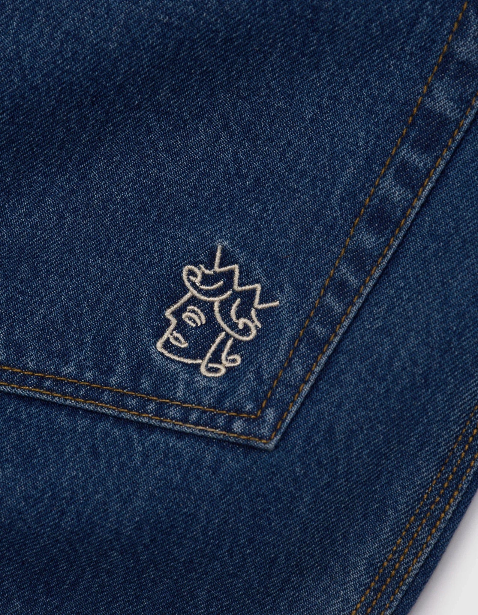 Victoria HK QH 5 Pocket Denim Pant – Stone Washed