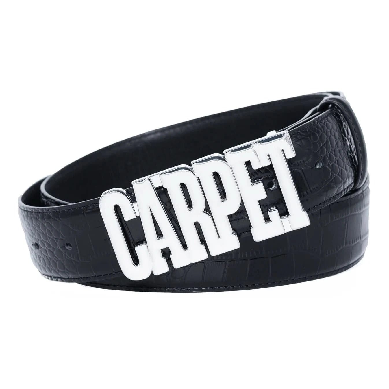 Carpet Company Croc Skin Leather Belt