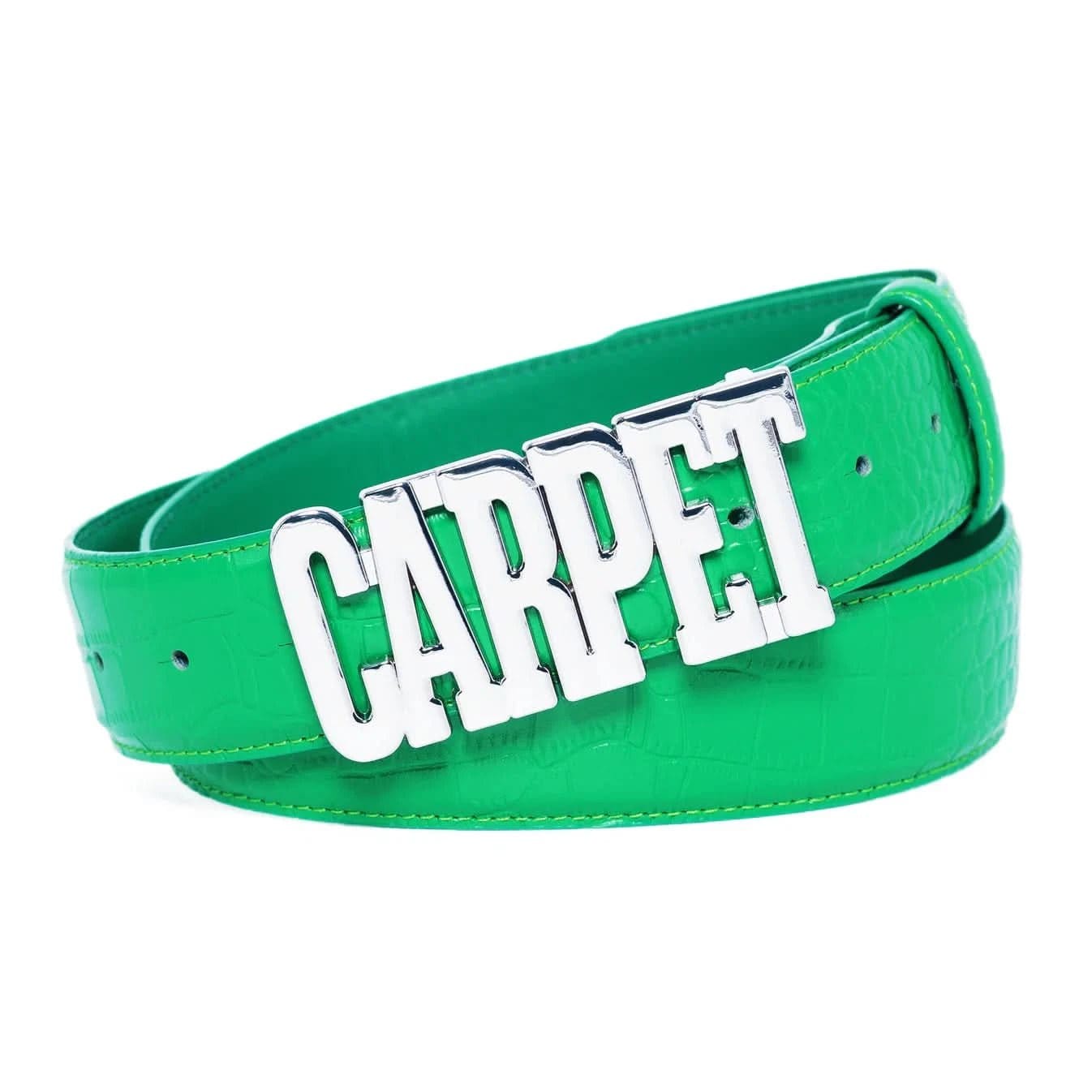 Carpet Company Croc Skin Leather Belt