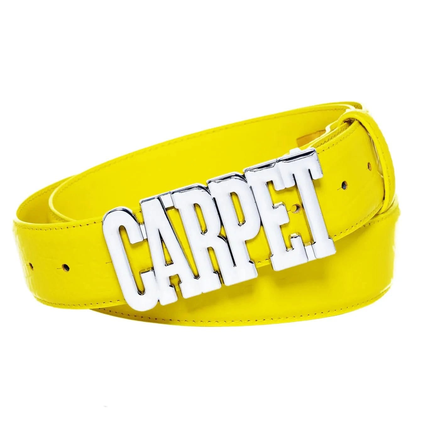 Carpet Company Croc Skin Leather Belt