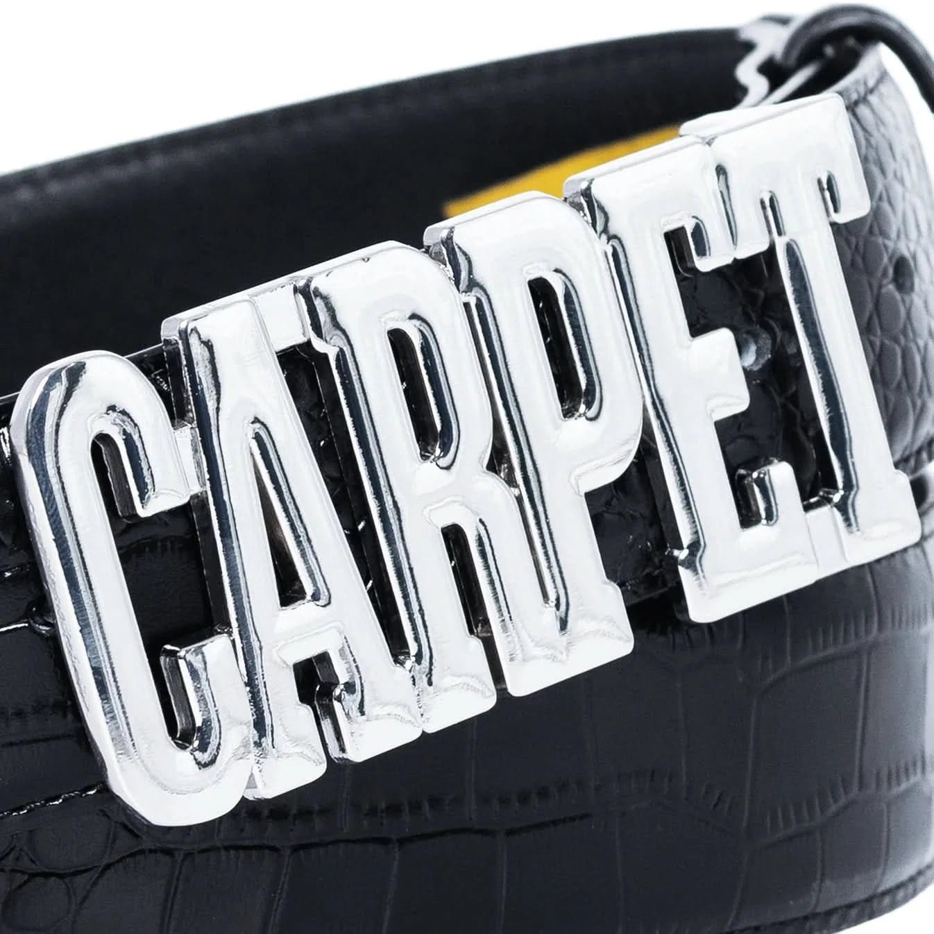 Carpet Company Croc Skin Leather Belt