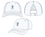 Eastside Golf Ponytail Hat – White