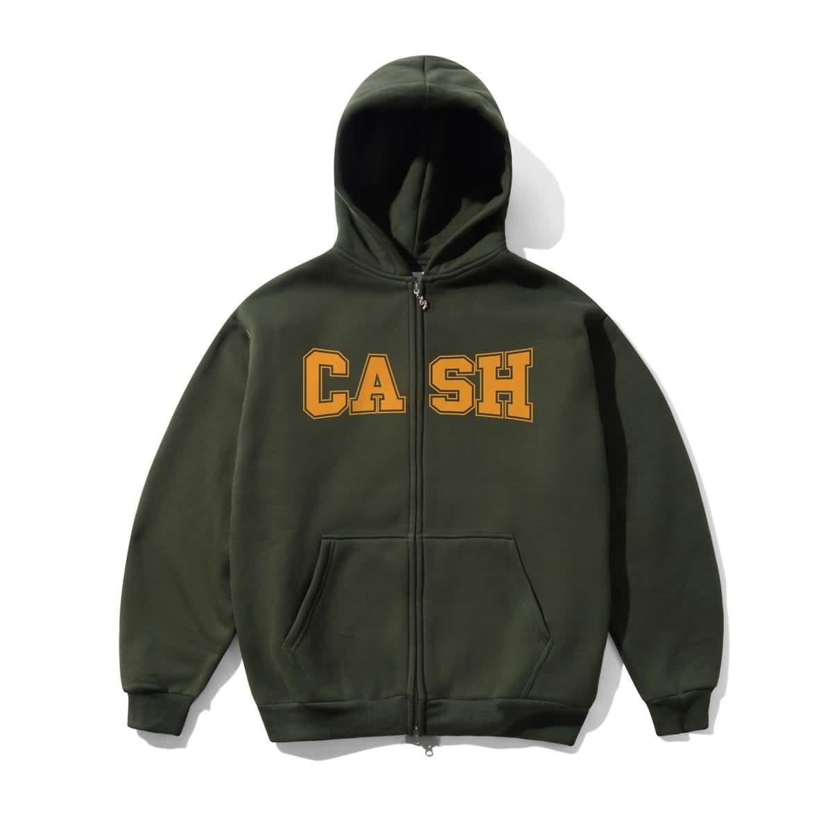 Cash Only Campus Zip Thru Hoodie Fatigue