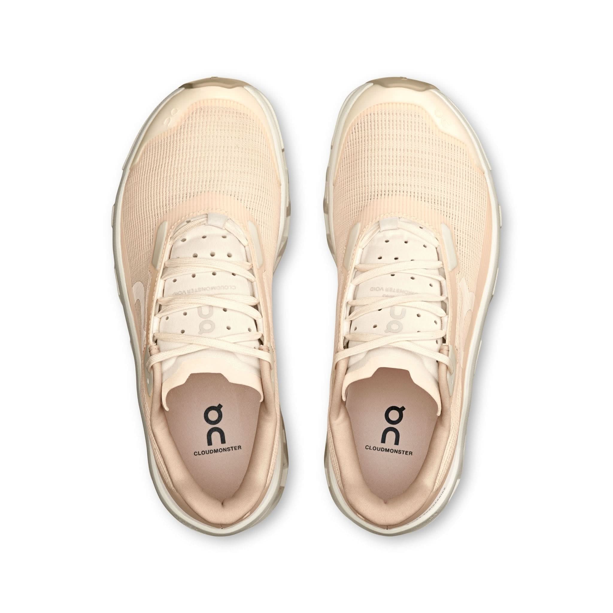 On Running On. Womens Cloudmonster Void Shoes Dew/Ivory