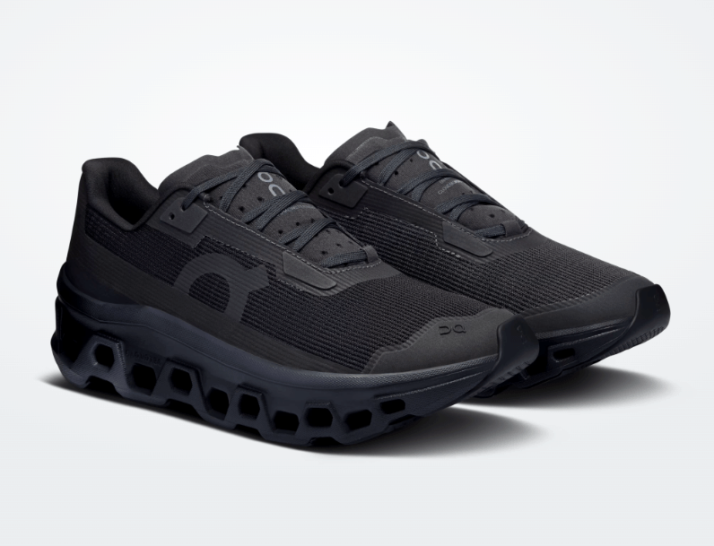 On Running On Women's Cloudmonster Void Shoes – Black