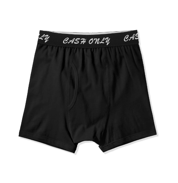 Cash Only Logo Boxer Briefs – Black