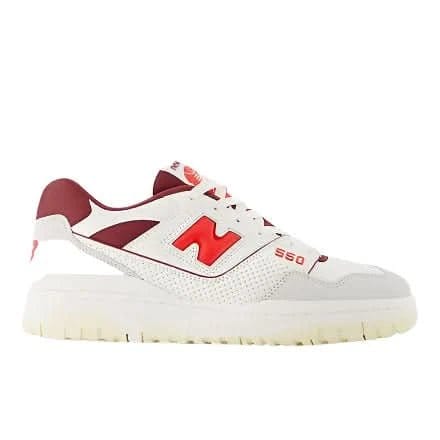 New Balance 550 Sea Salt / True Red – Men’s Sneakers