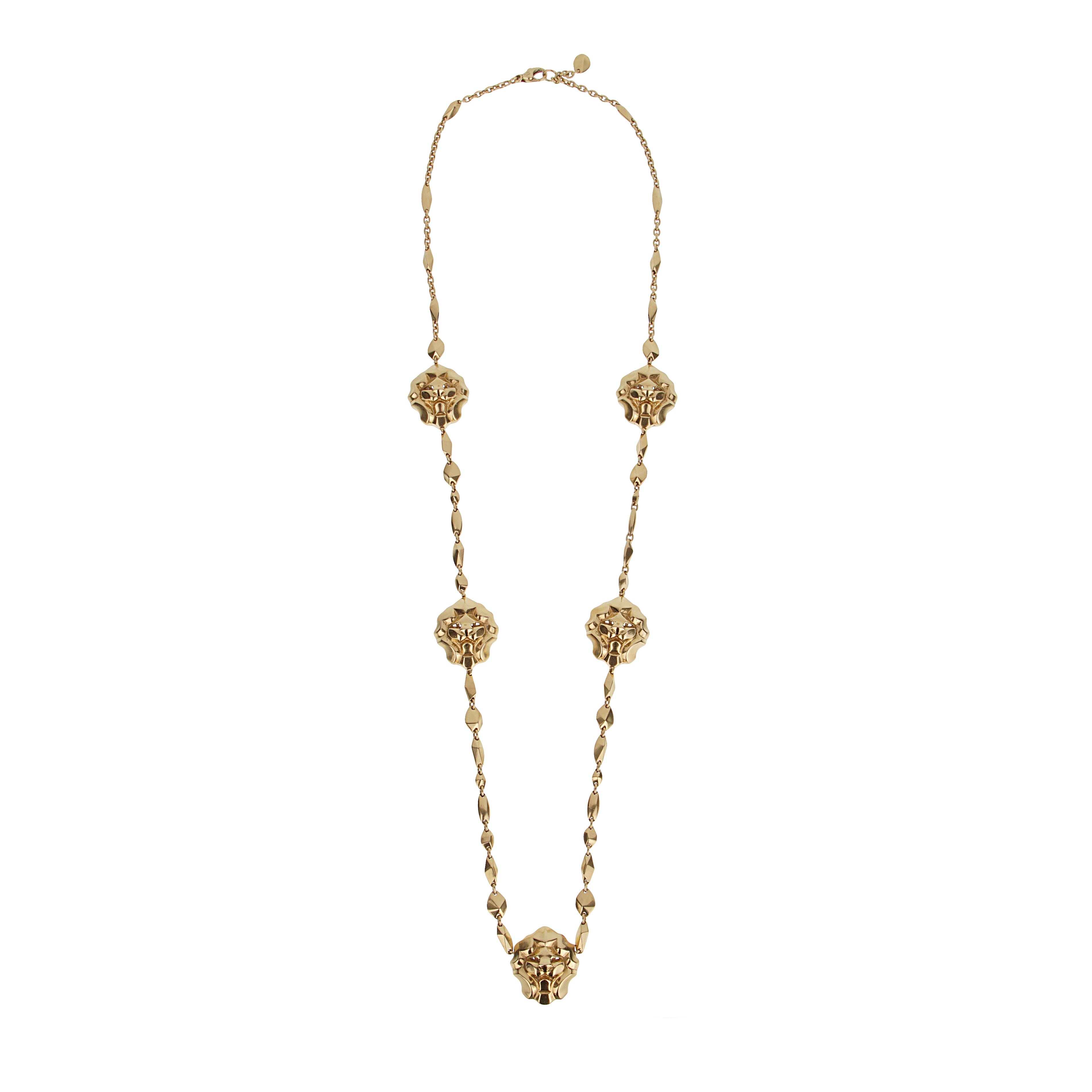 Chanel Sous Le Signe Du Lion 18k Yellow Gold Sautoir Necklace
