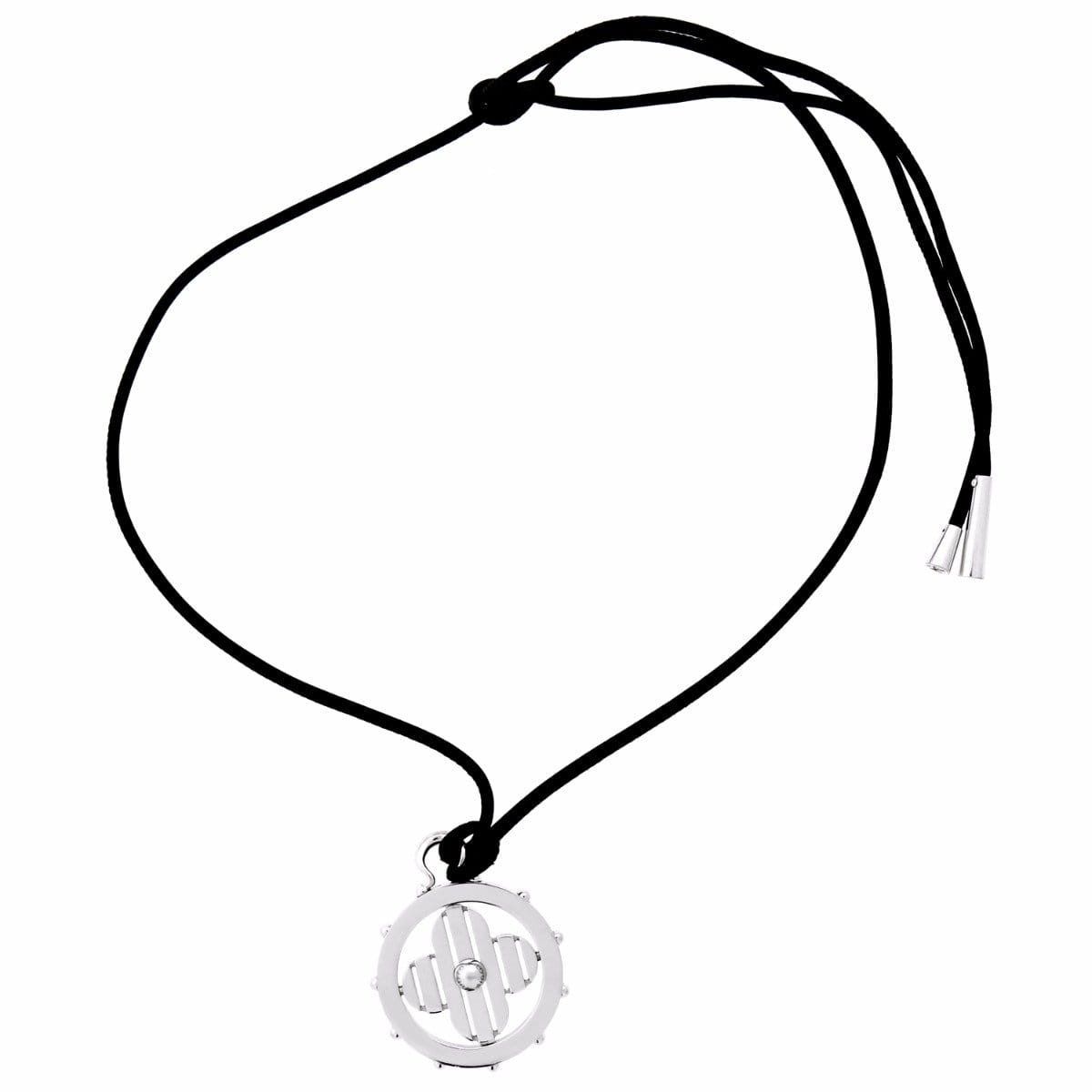 Louis Vuitton Petite Fleur Flower 18k White Gold Pendant Necklace