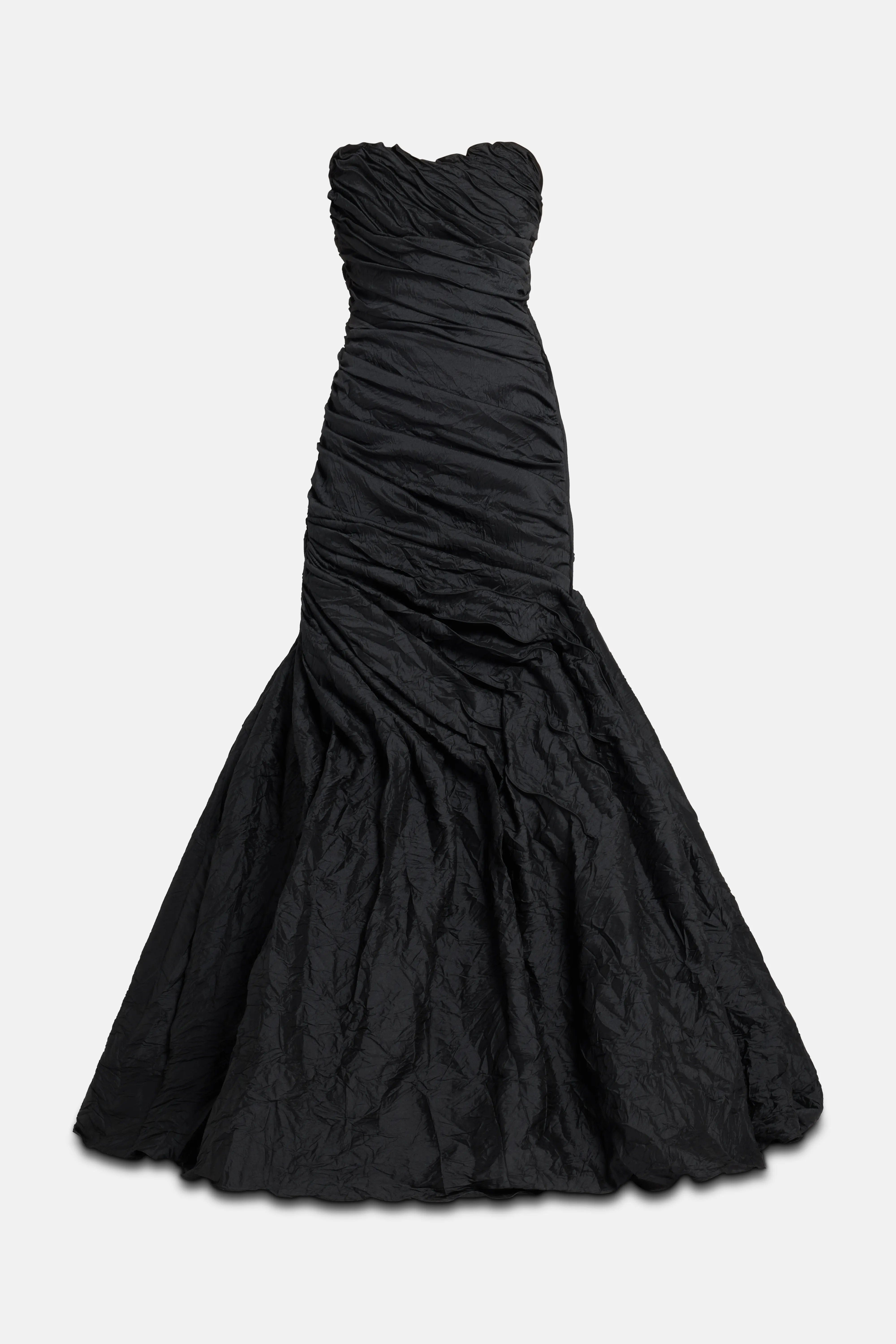 MARMAR HALIM Strapless Evening Gown in Black