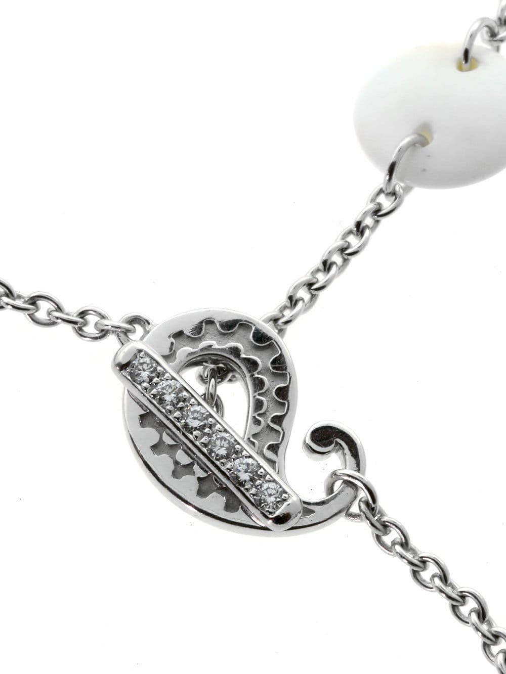 Carrera y Carrera Diamond Aqua 18k White Gold Pendant Laria Necklace