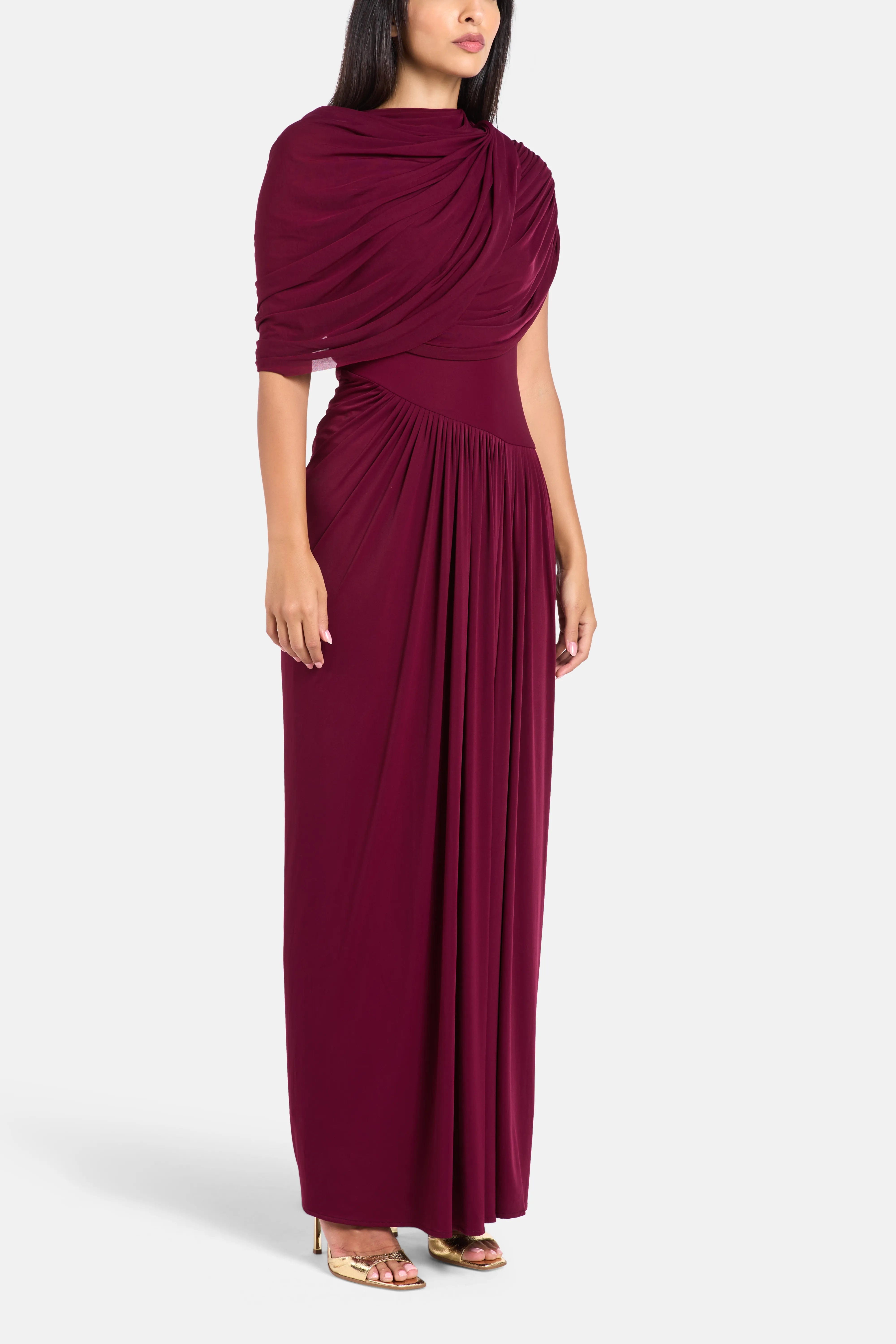 Deme By Gabriella Jasmine Maxi Dress in Purple