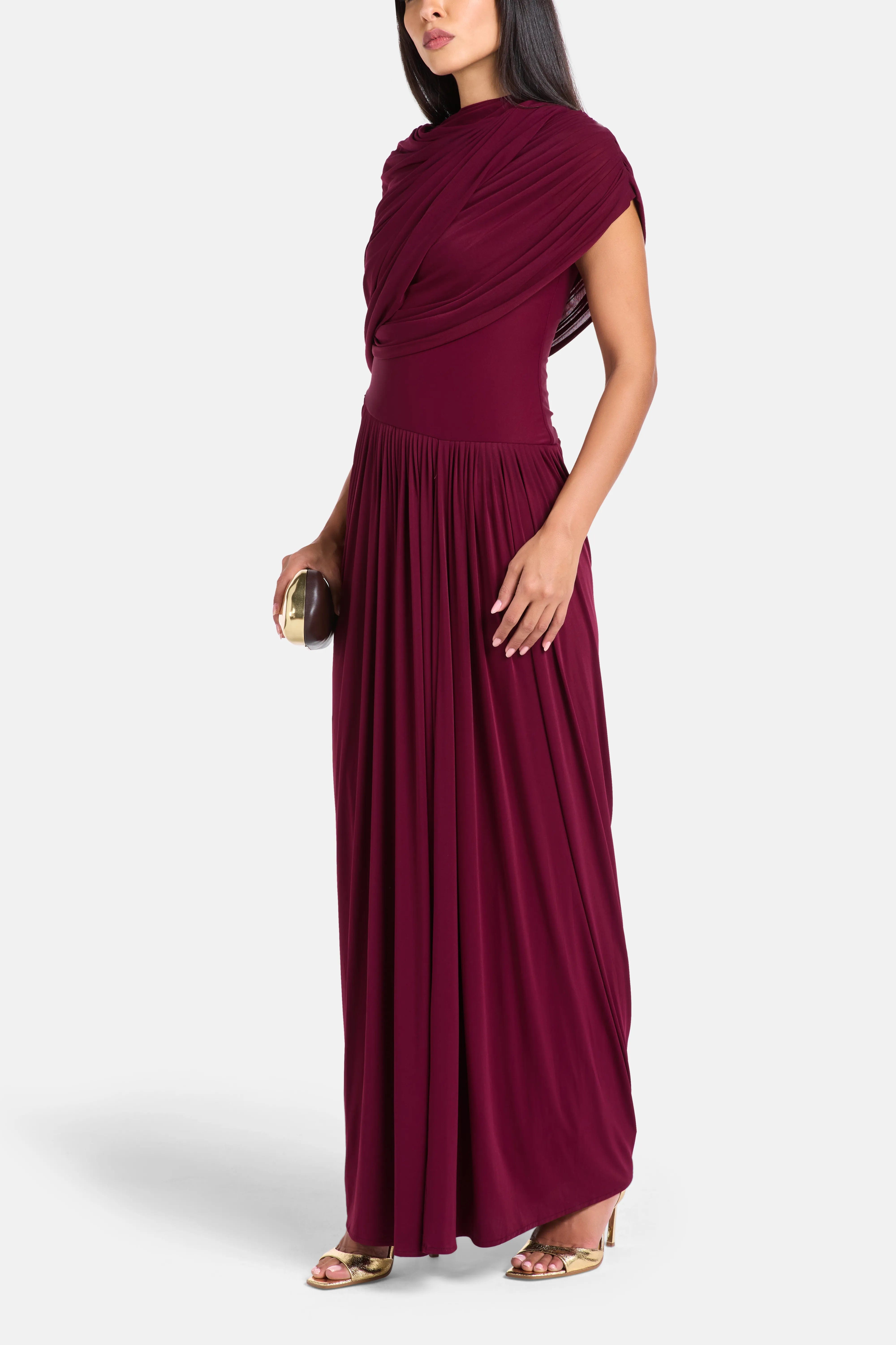 Deme By Gabriella Jasmine Maxi Dress in Purple