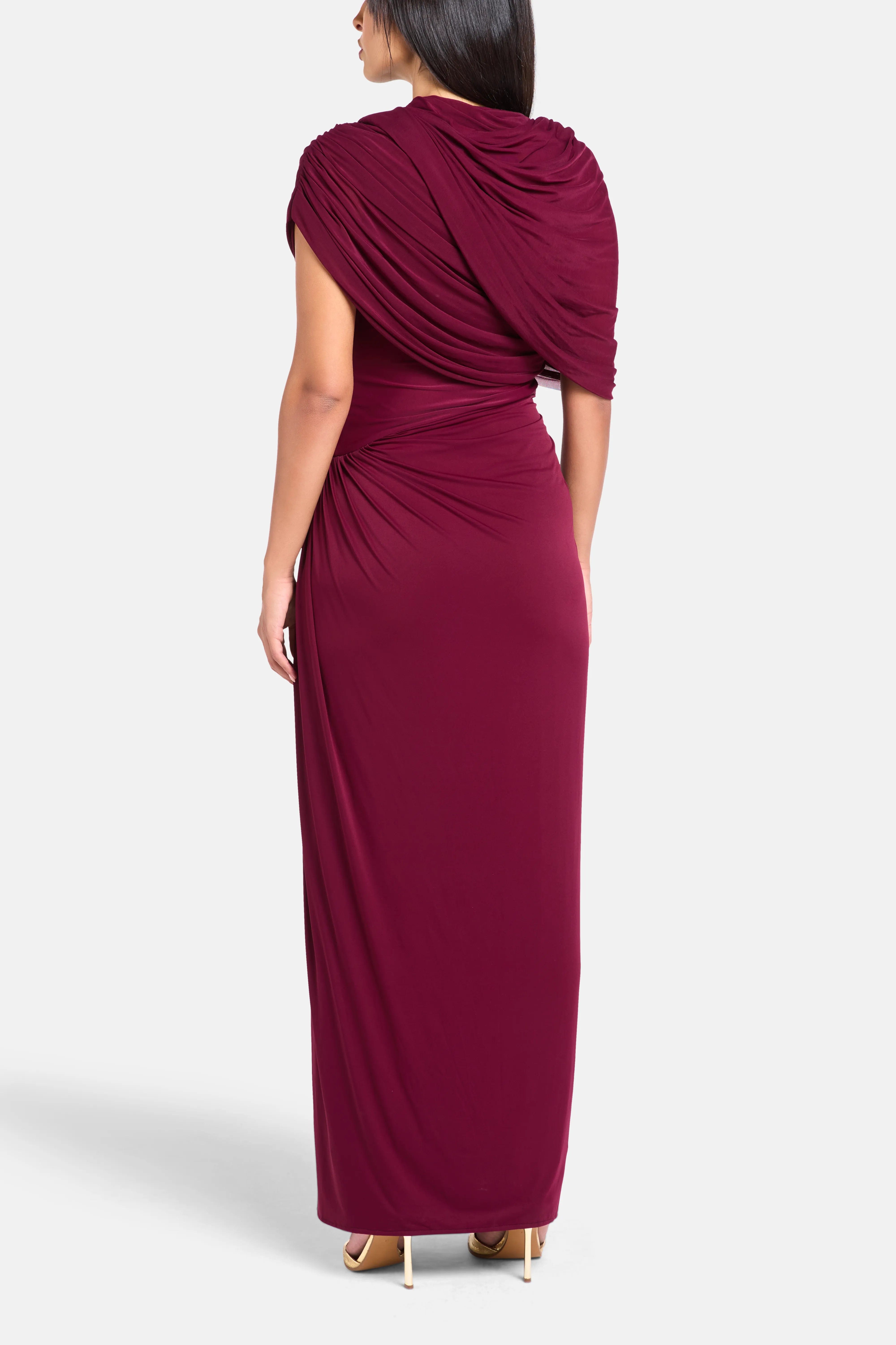 Deme By Gabriella Jasmine Maxi Dress in Purple