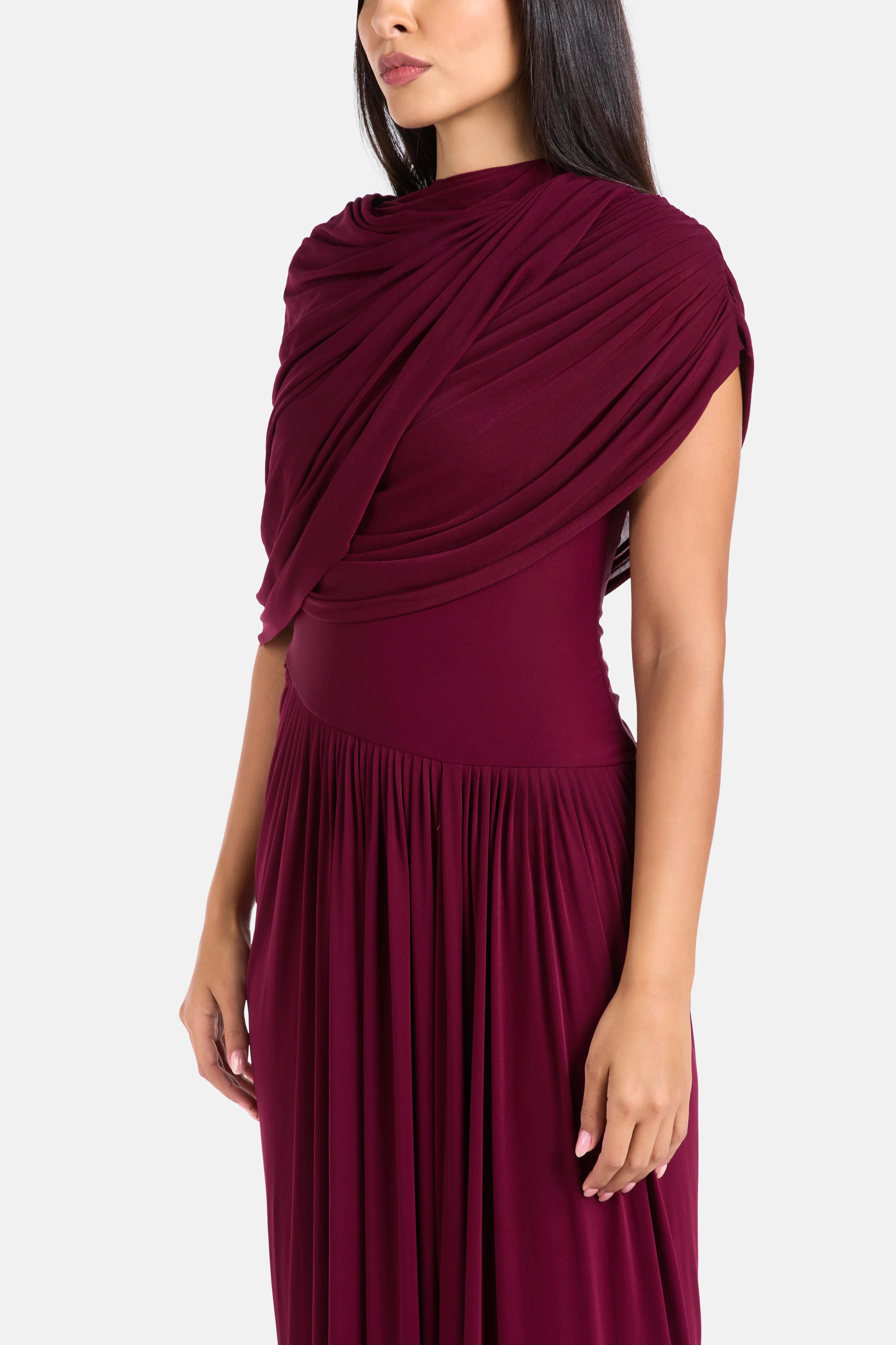 Deme By Gabriella Jasmine Maxi Dress in Purple