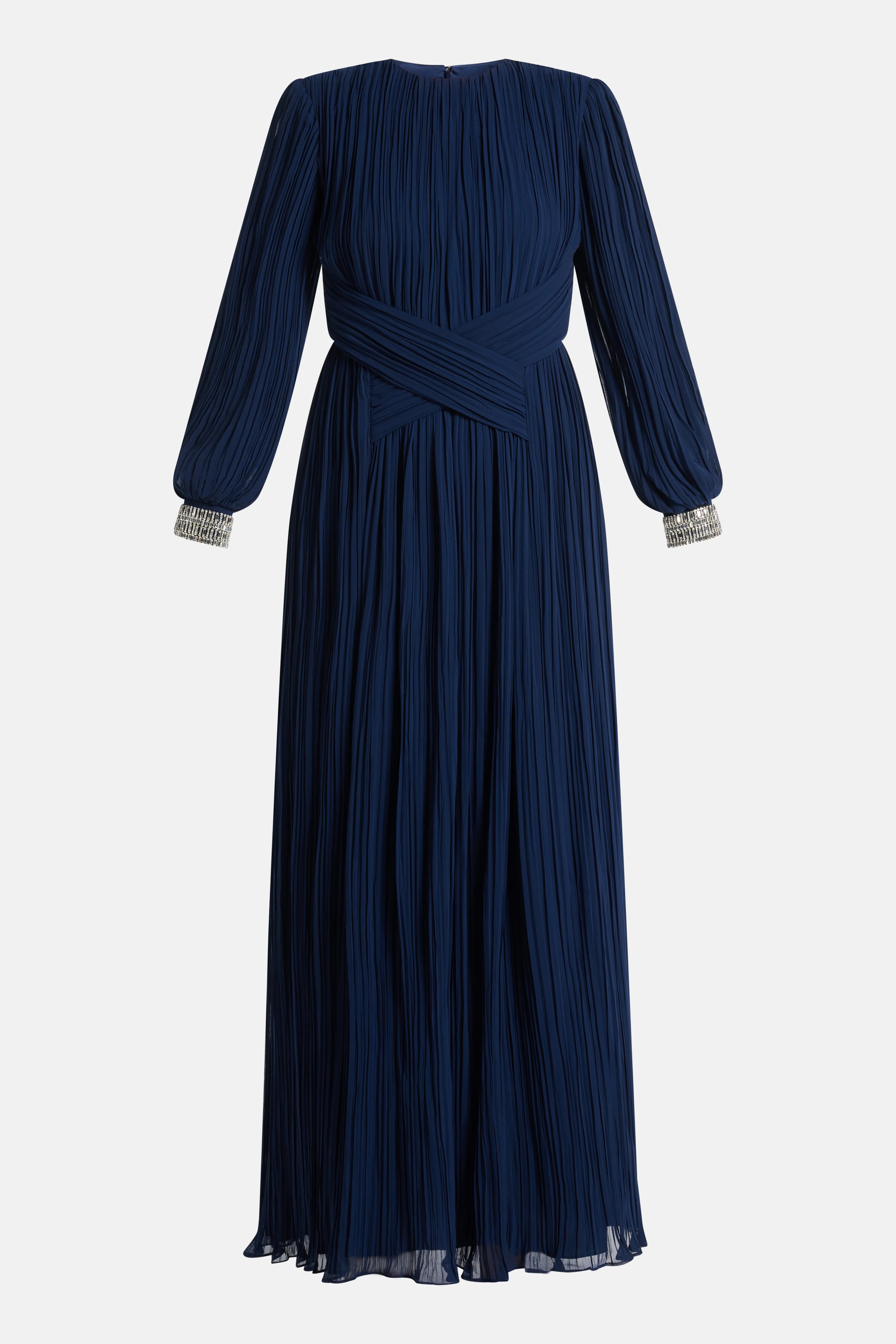COPURS Danita Embellished Evening Dress in Blue