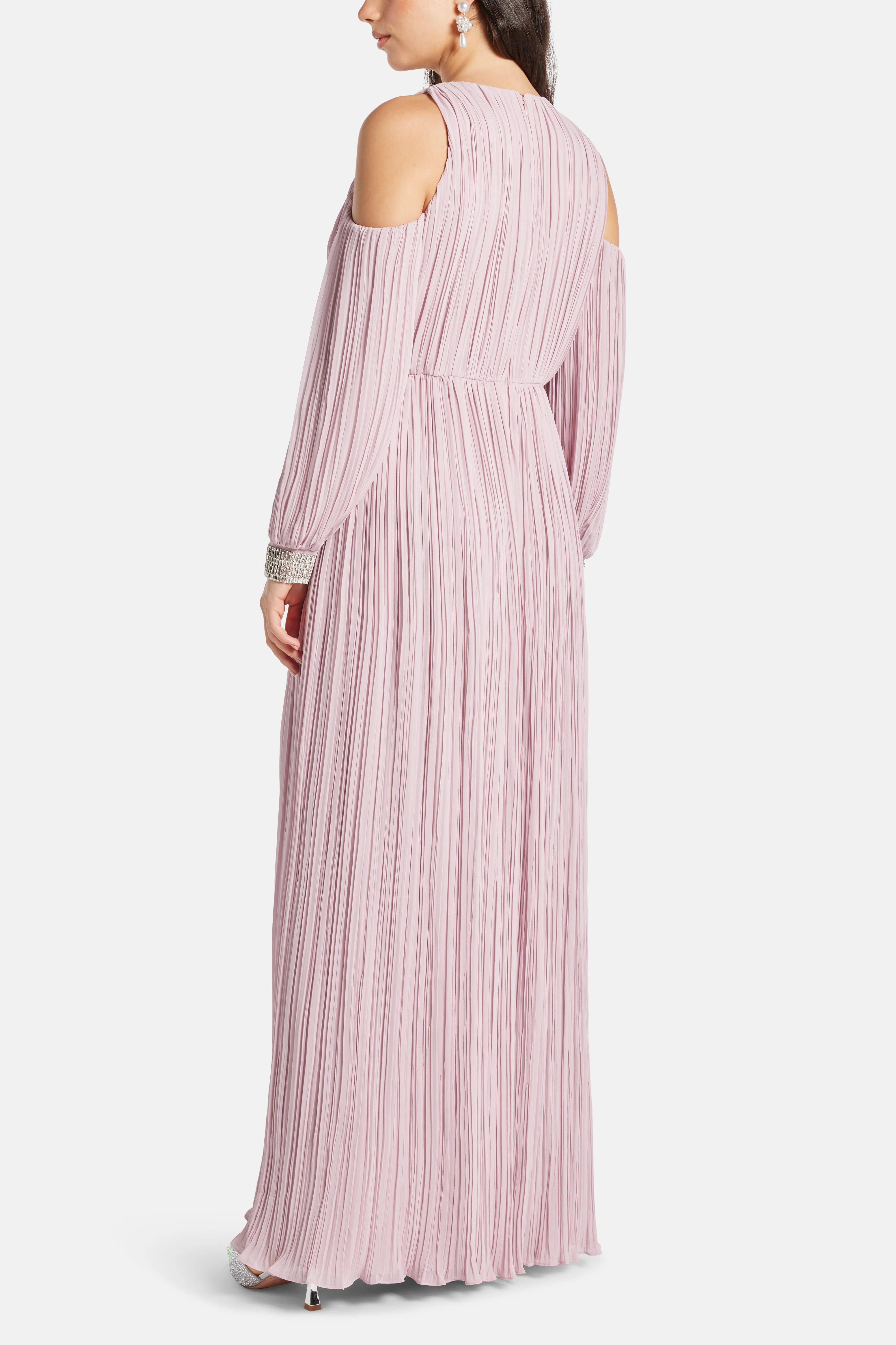 COPURS Carmina Embellished Evening Dress in Pink