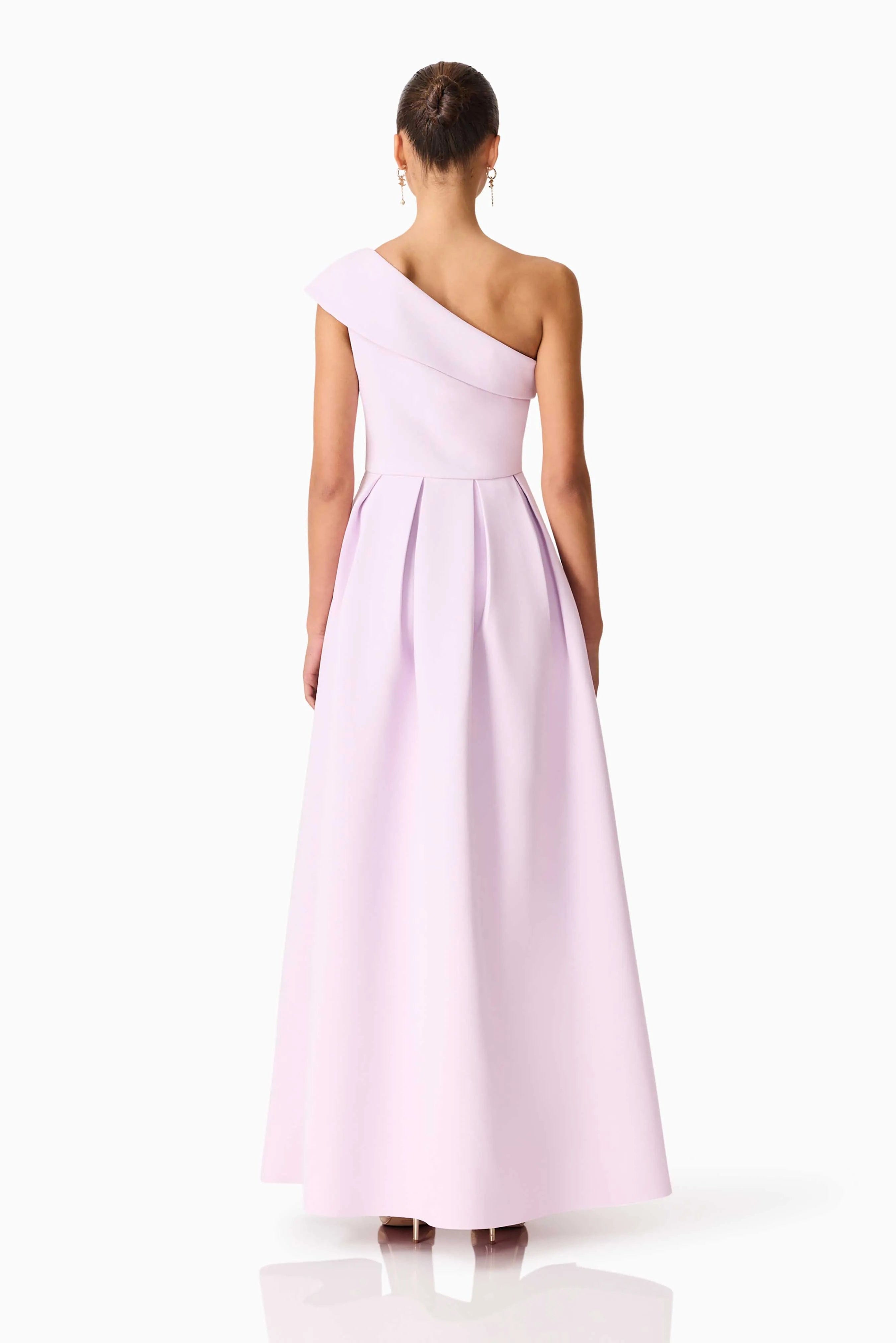 ELLIATT Saphine One Shoulder Maxi Dress in Pink