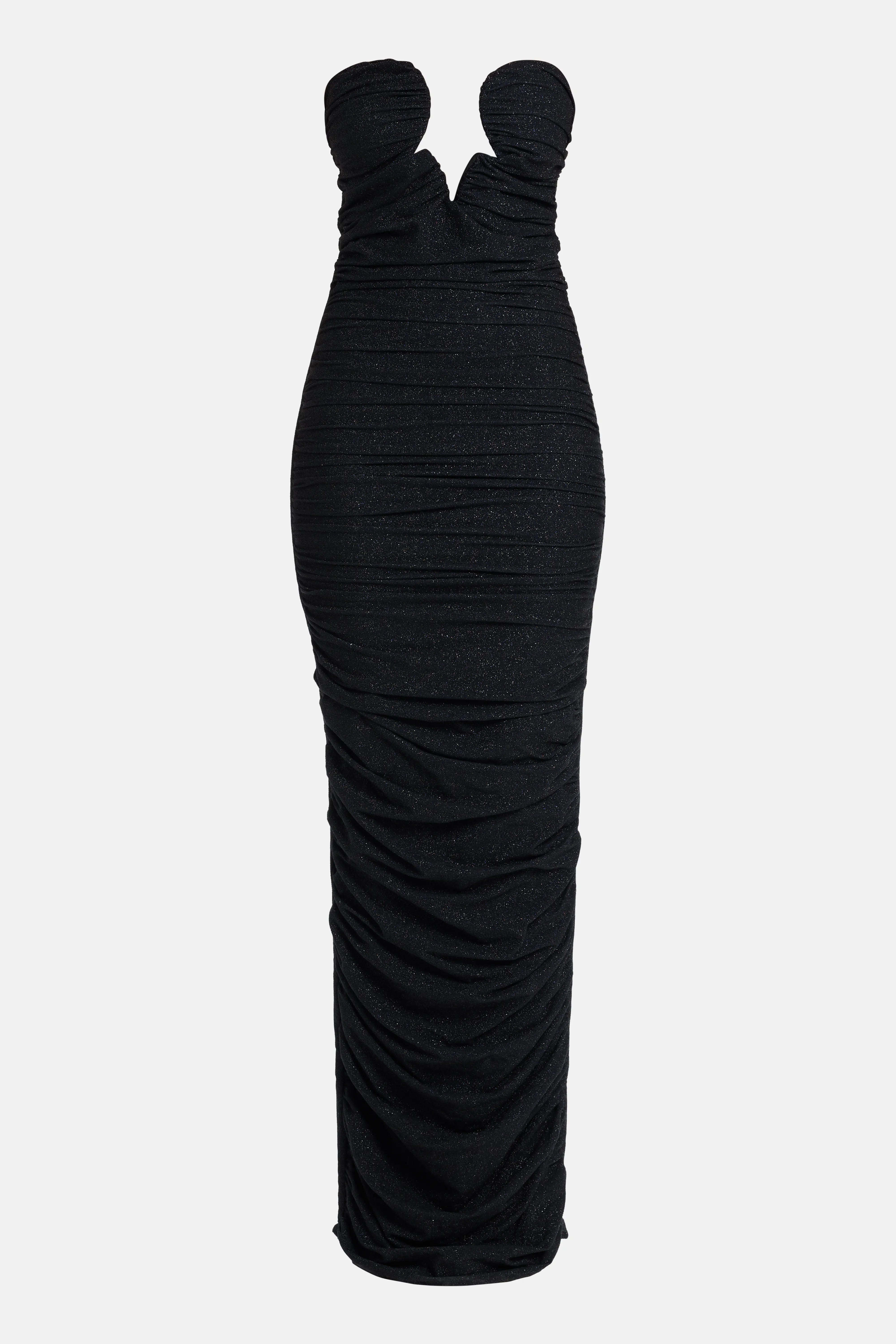 LEDIEL Topacio Strapless Maxi Dress in Black