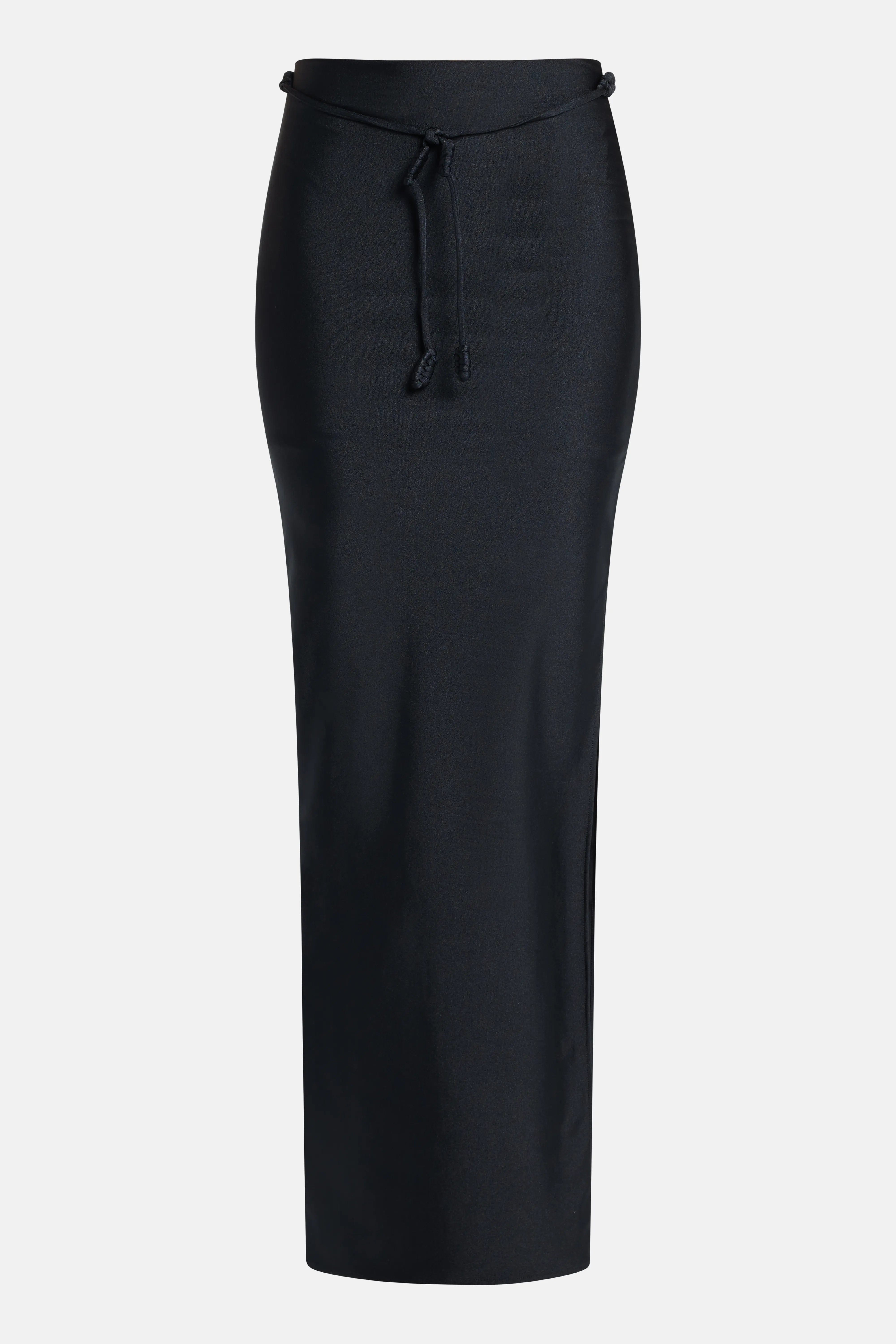 LEDIEL Pitaya Belted Maxi Skirt in Black