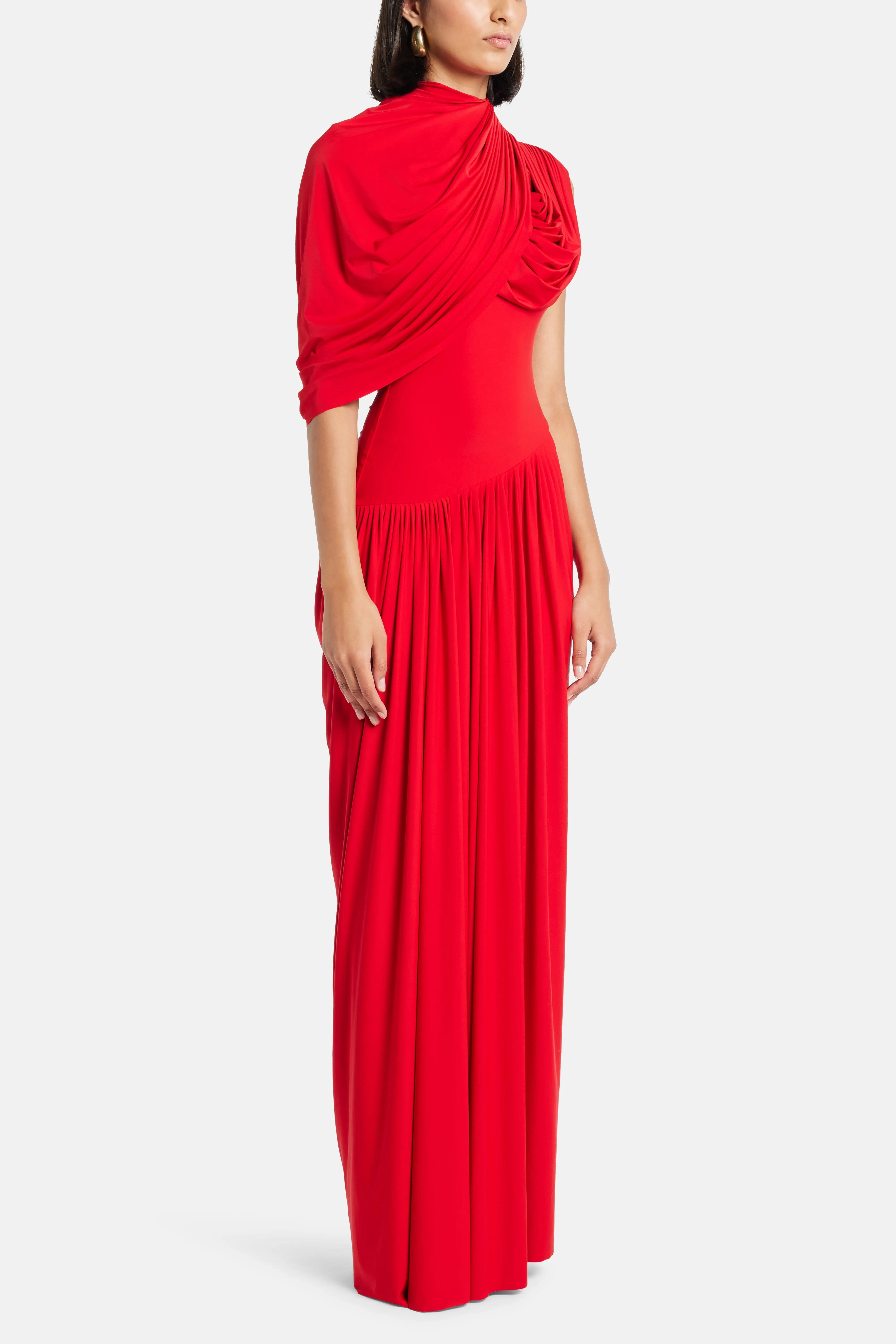 Deme By Gabriella Bloom Maxi Dress in Red