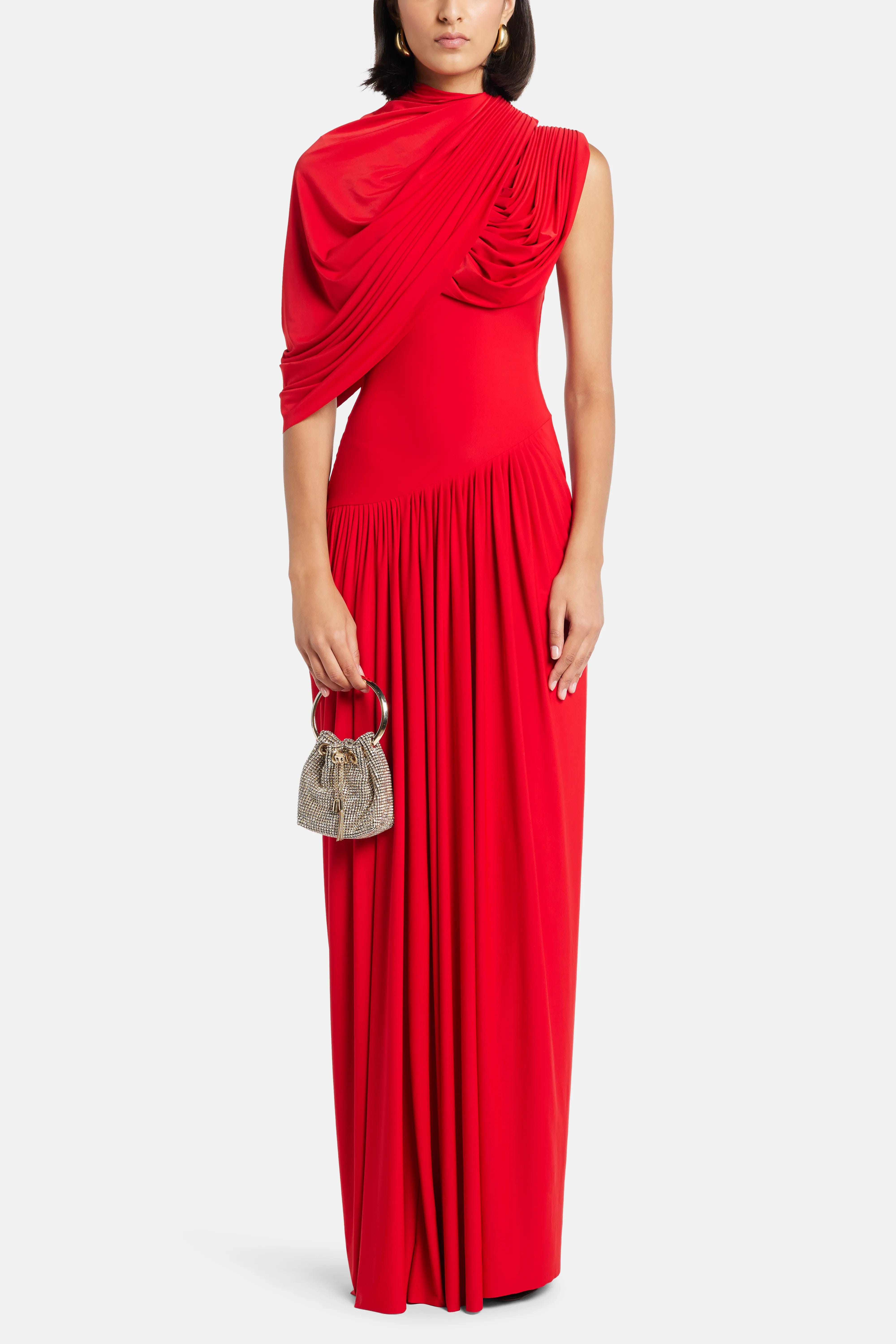 Deme By Gabriella Bloom Maxi Dress in Red
