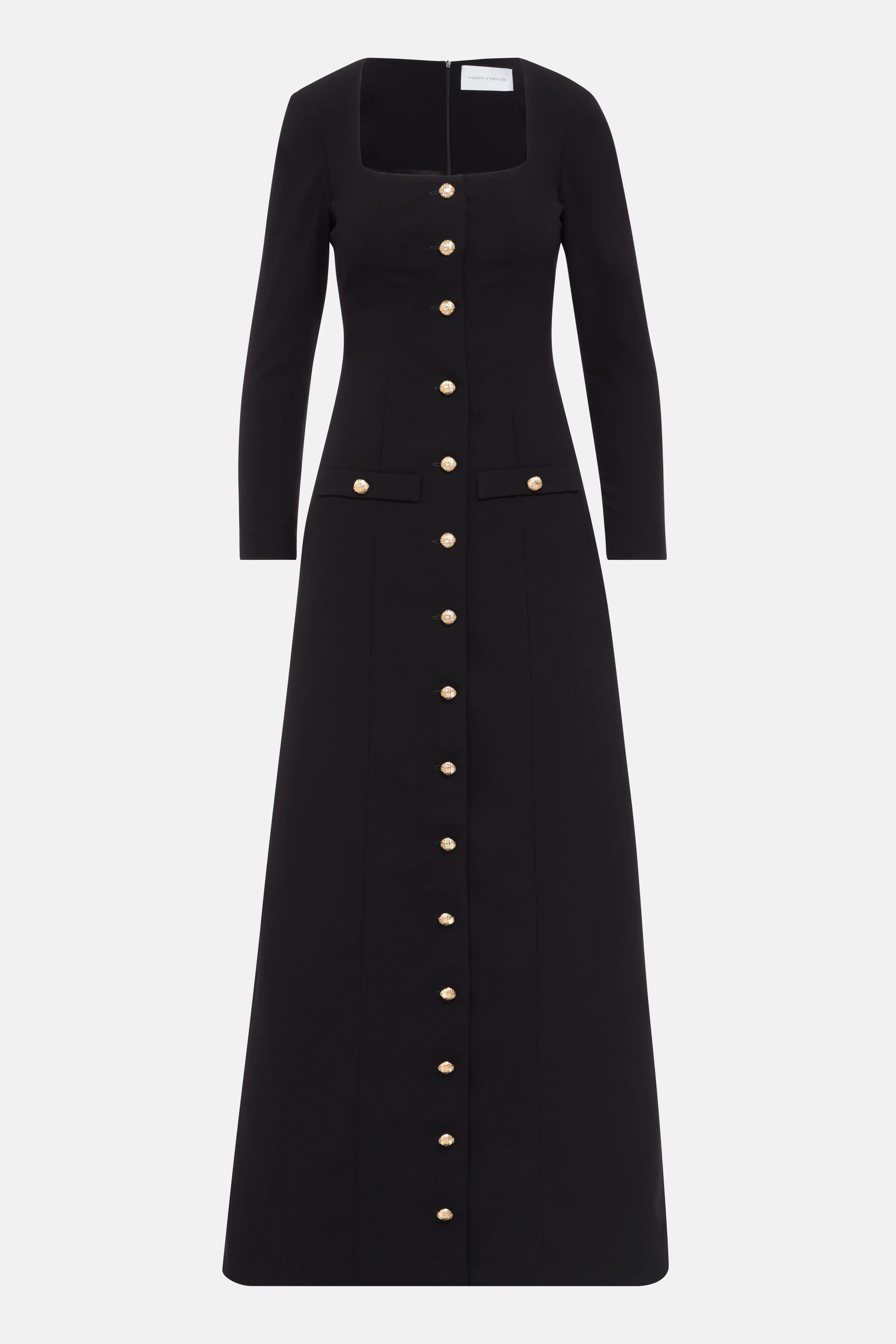 Florence & Fortitude Claire Maxi Dress in Black