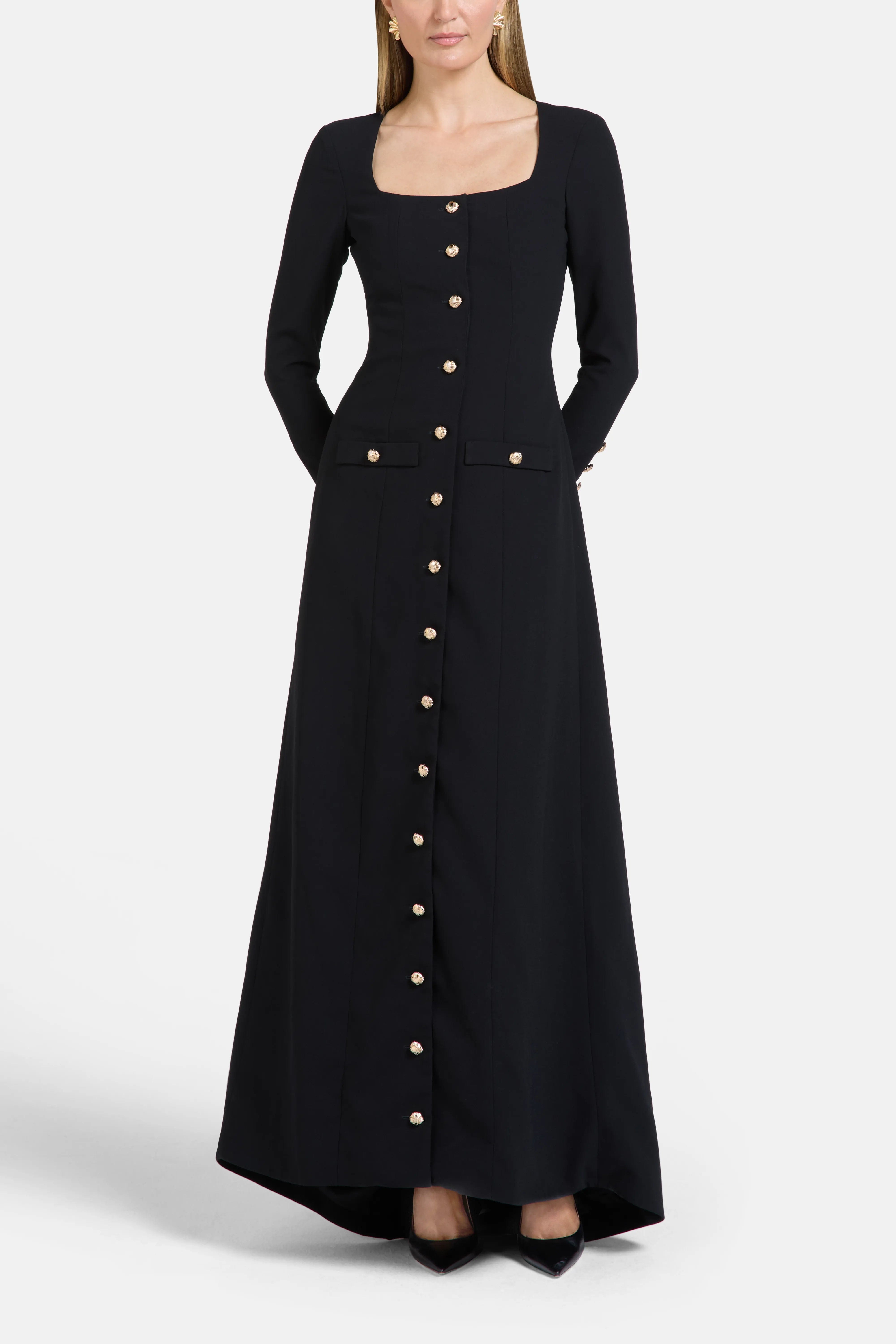 Florence & Fortitude Claire Maxi Dress in Black