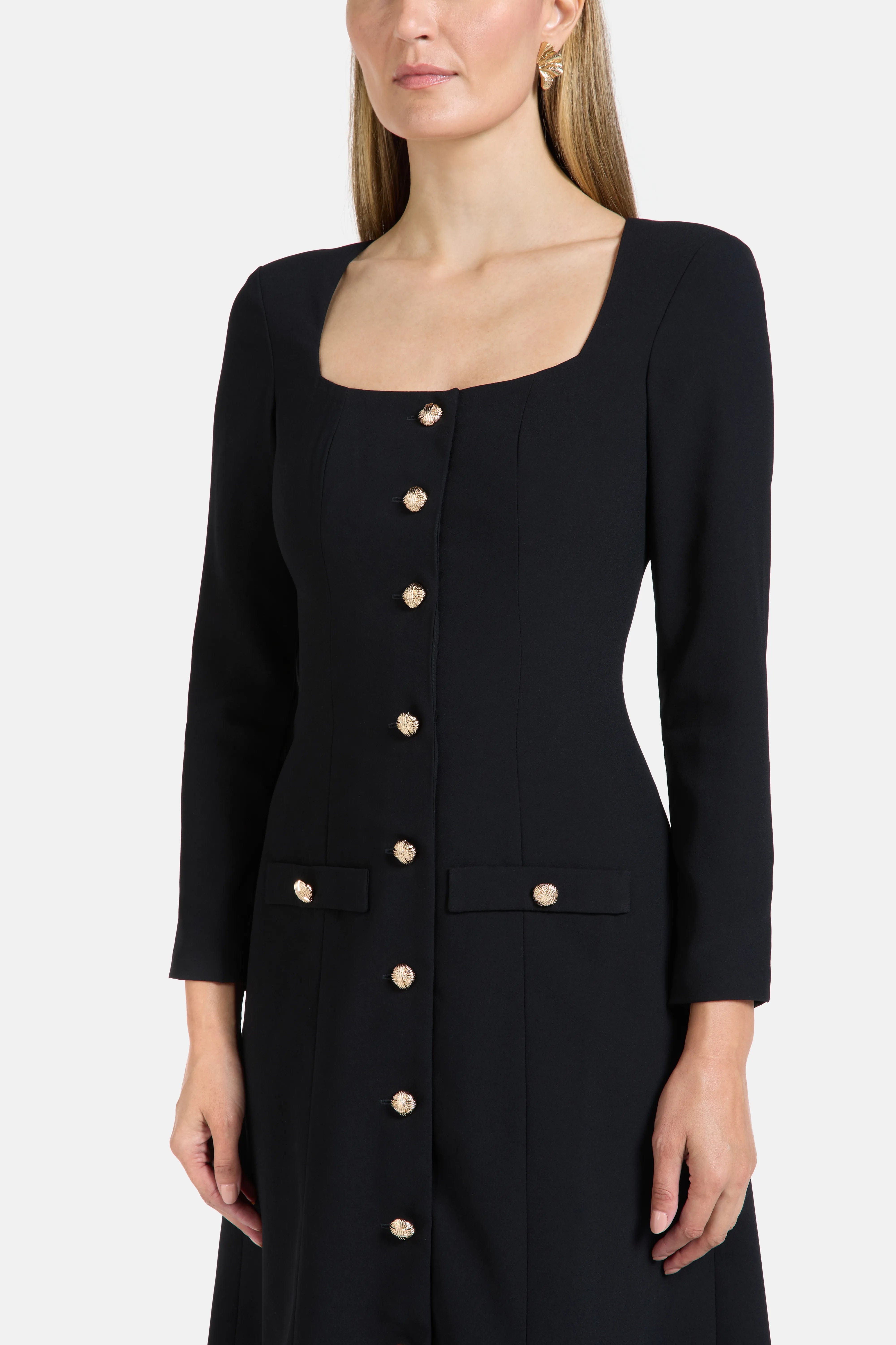 Florence & Fortitude Claire Maxi Dress in Black