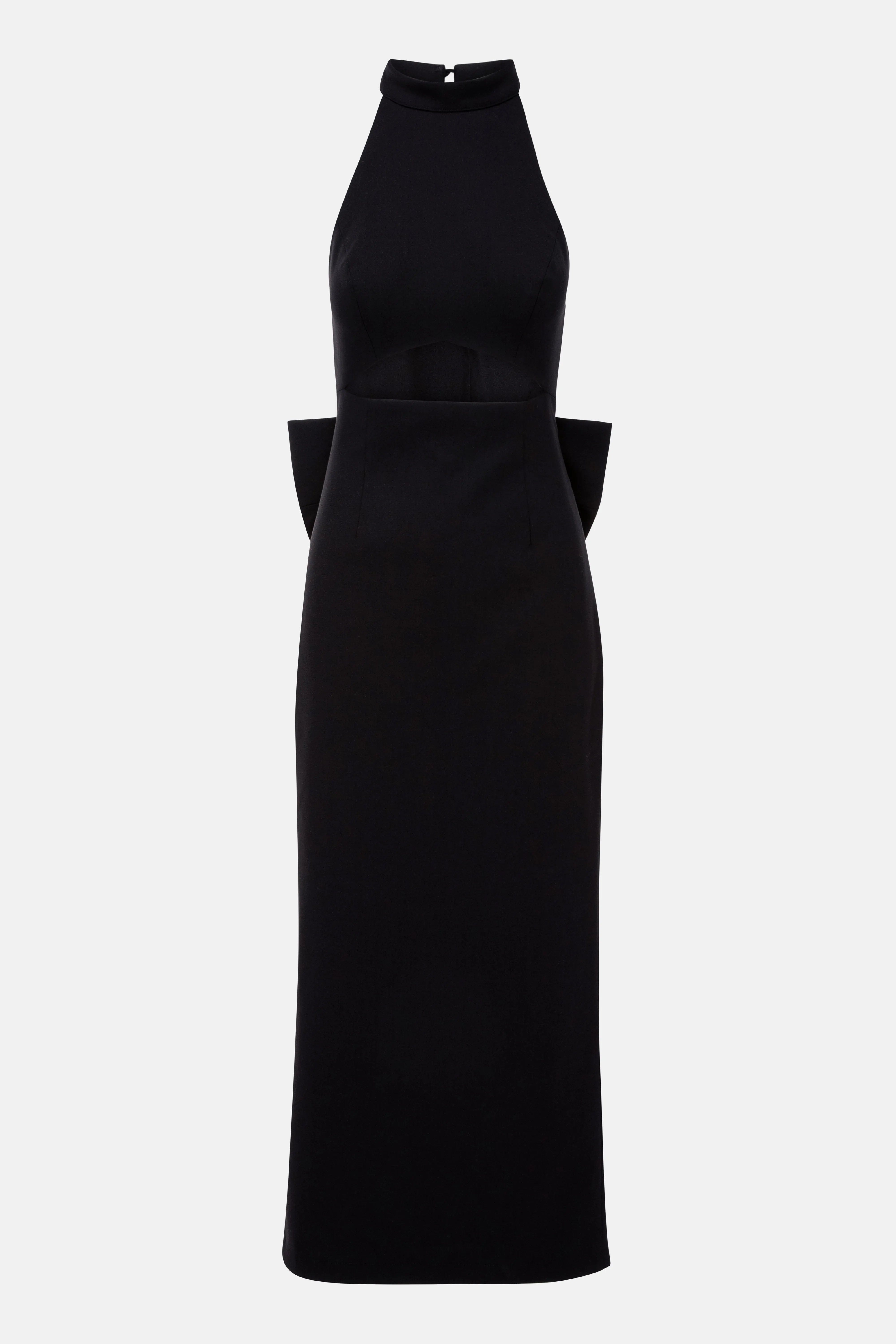 ALB London Elba Cut Out Maxi Dress In Black