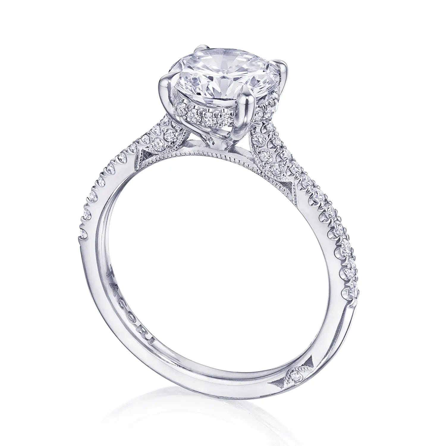 Tacori Pave Diamond Engagement Ring