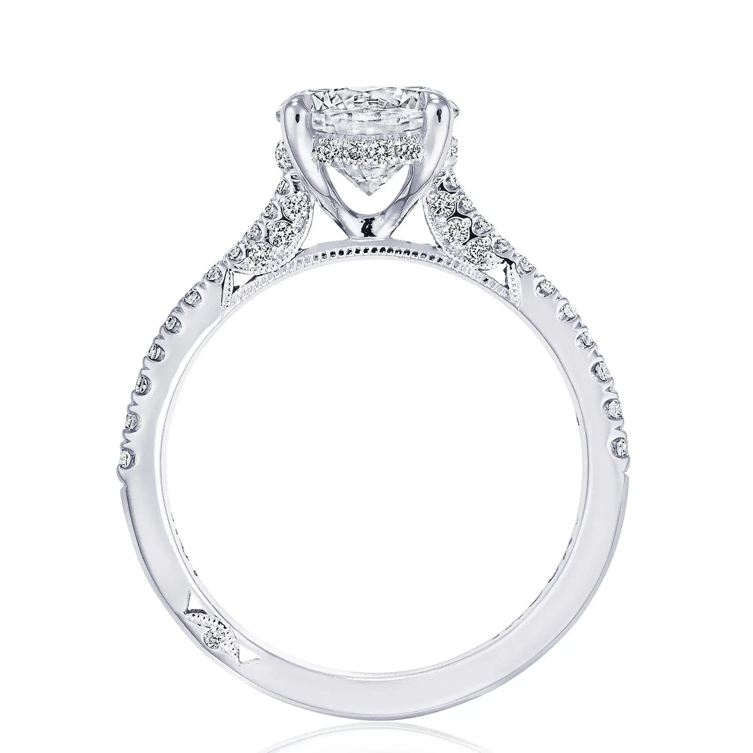 Tacori Pave Diamond Engagement Ring