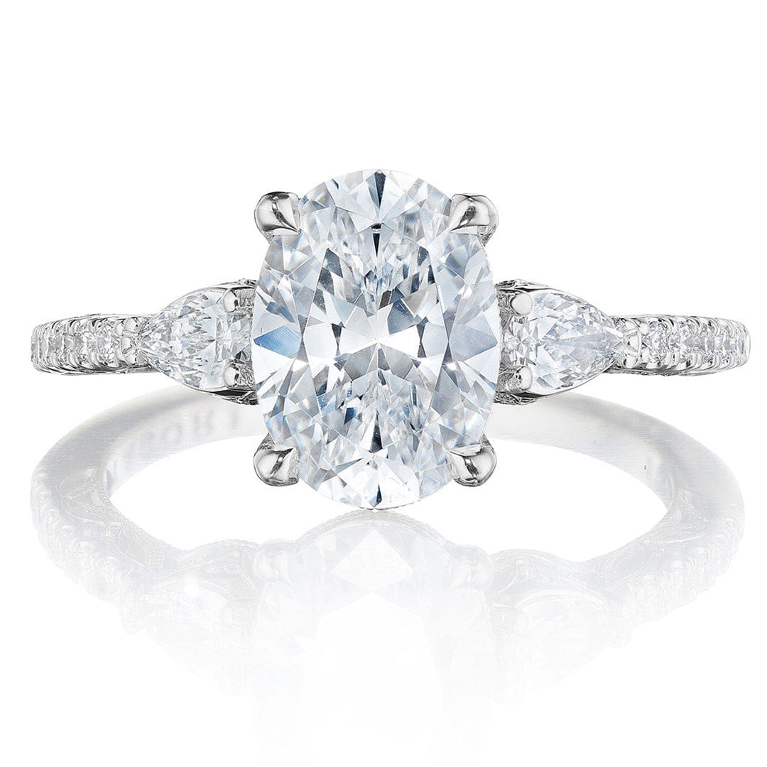Tacori Three Stone Diamond Engagement Ring