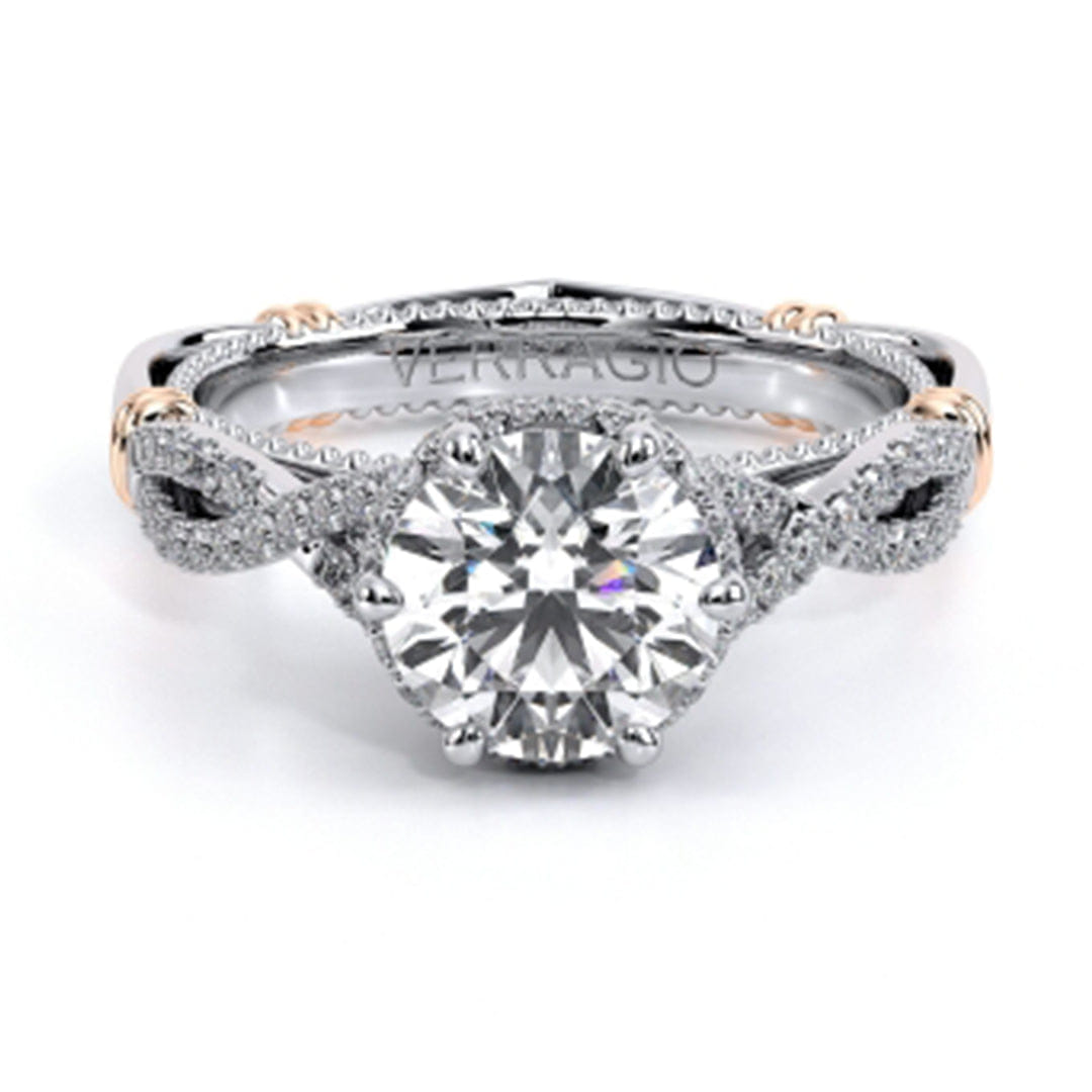Verragio Twisted Shank Diamond Engagement Ring