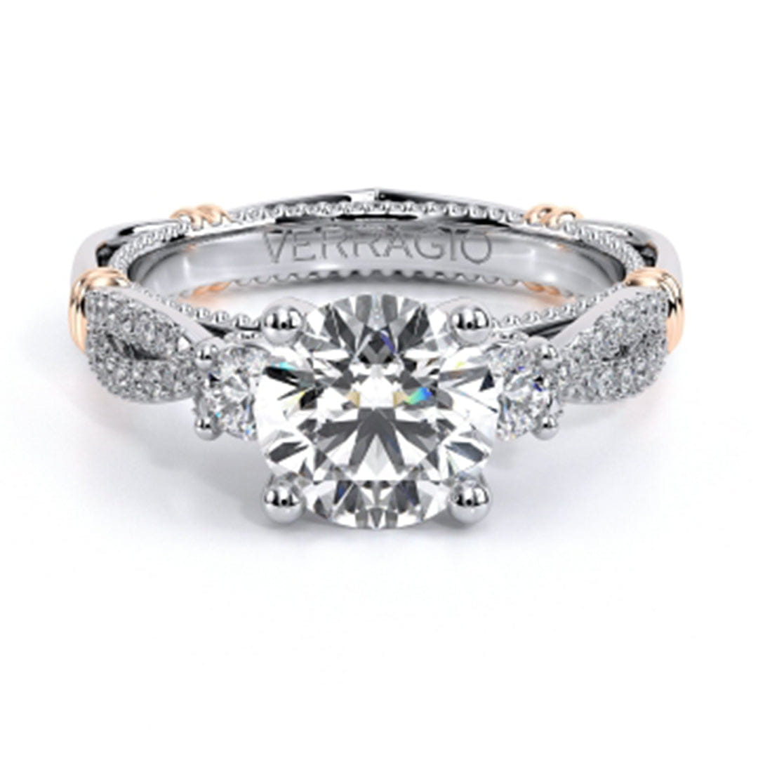 Verragio Three Stone Diamond Engagement Ring