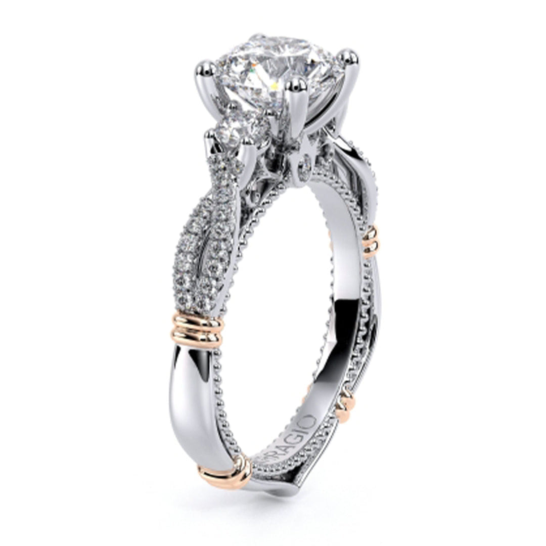 Verragio Three Stone Diamond Engagement Ring
