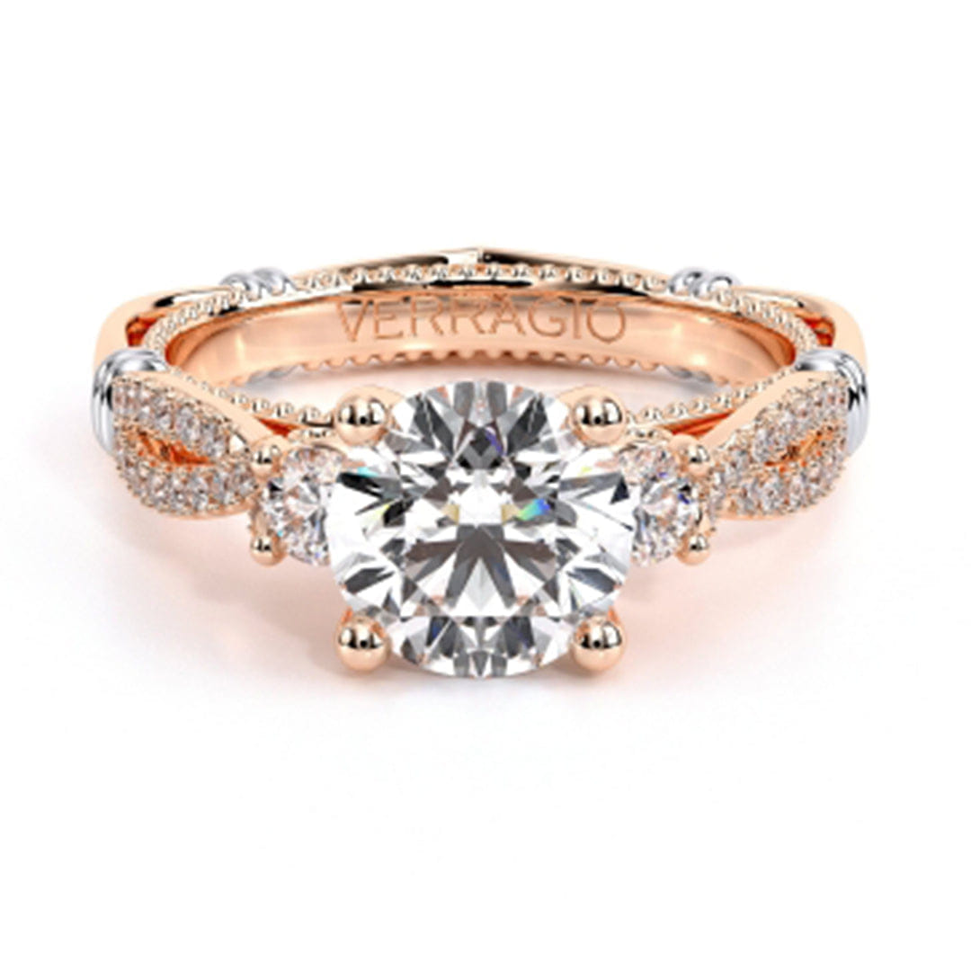 Verragio Three Stone Diamond Engagement Ring