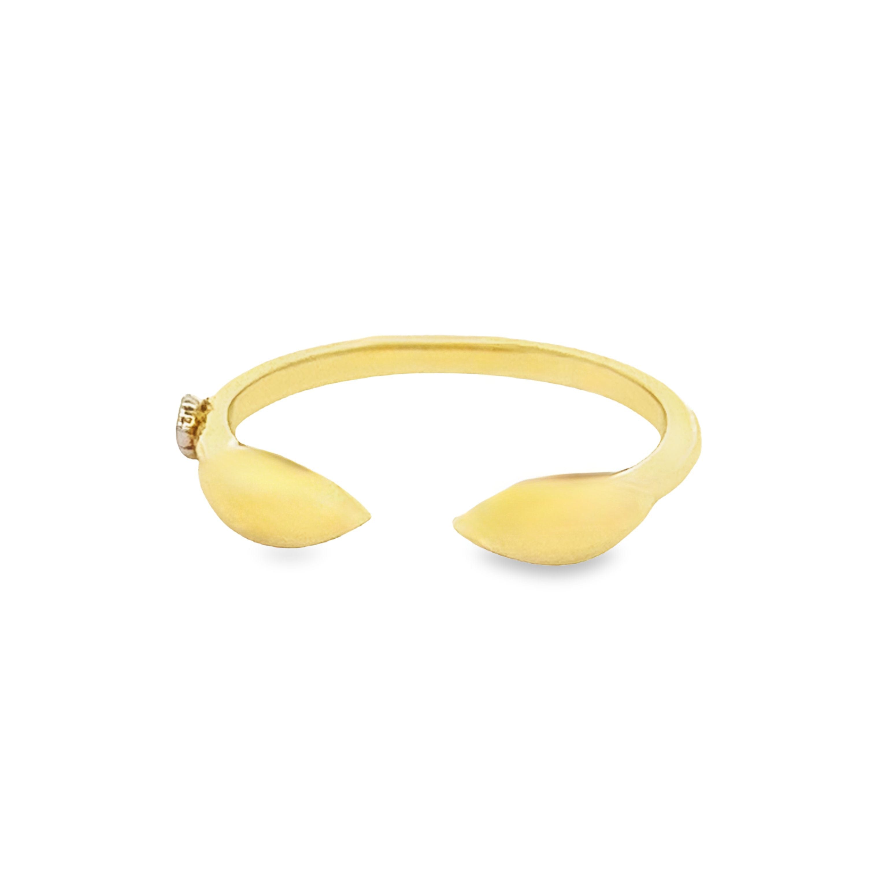 Tacori 18k Yellow Gold Marquise Design Ring