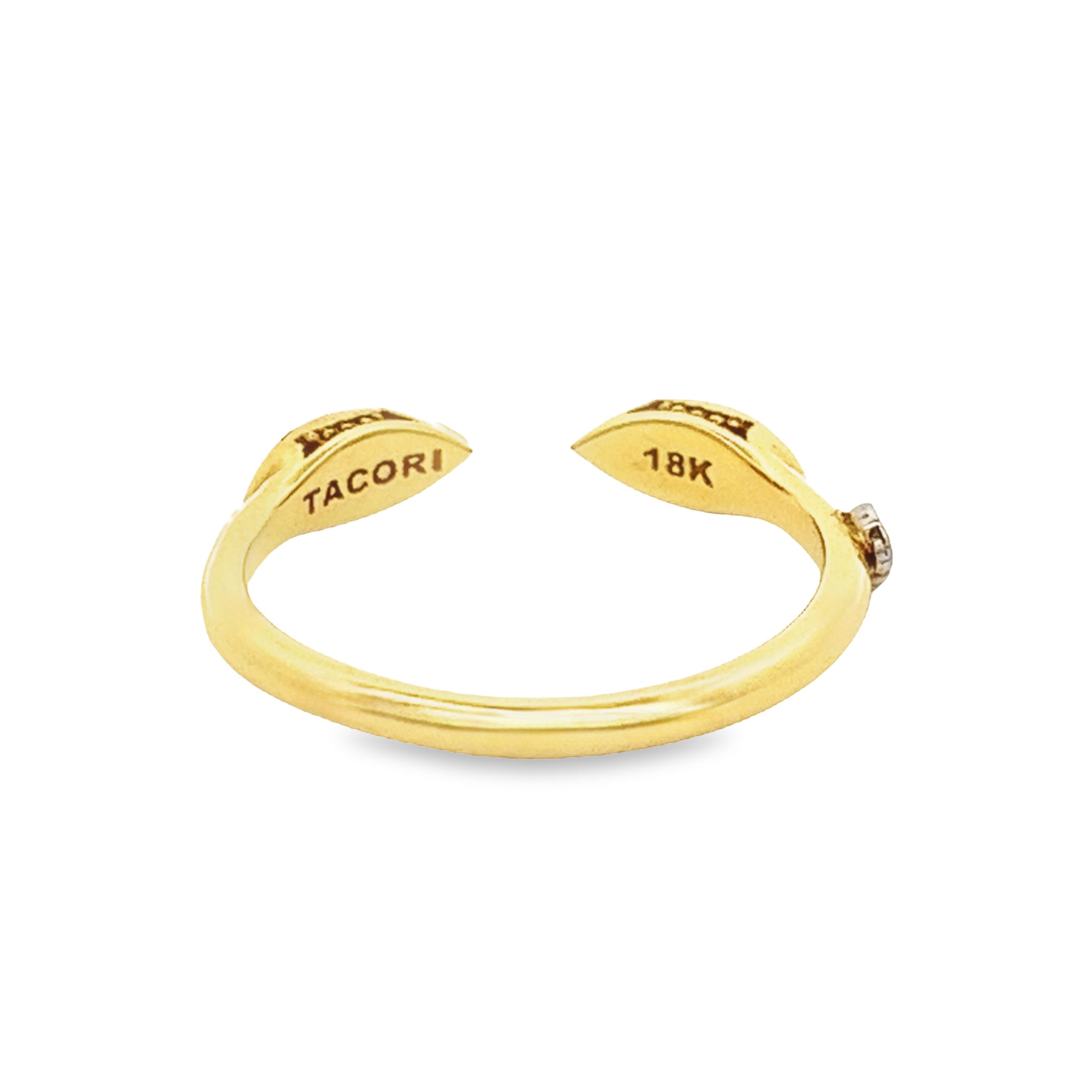 Tacori 18k Yellow Gold Marquise Design Ring