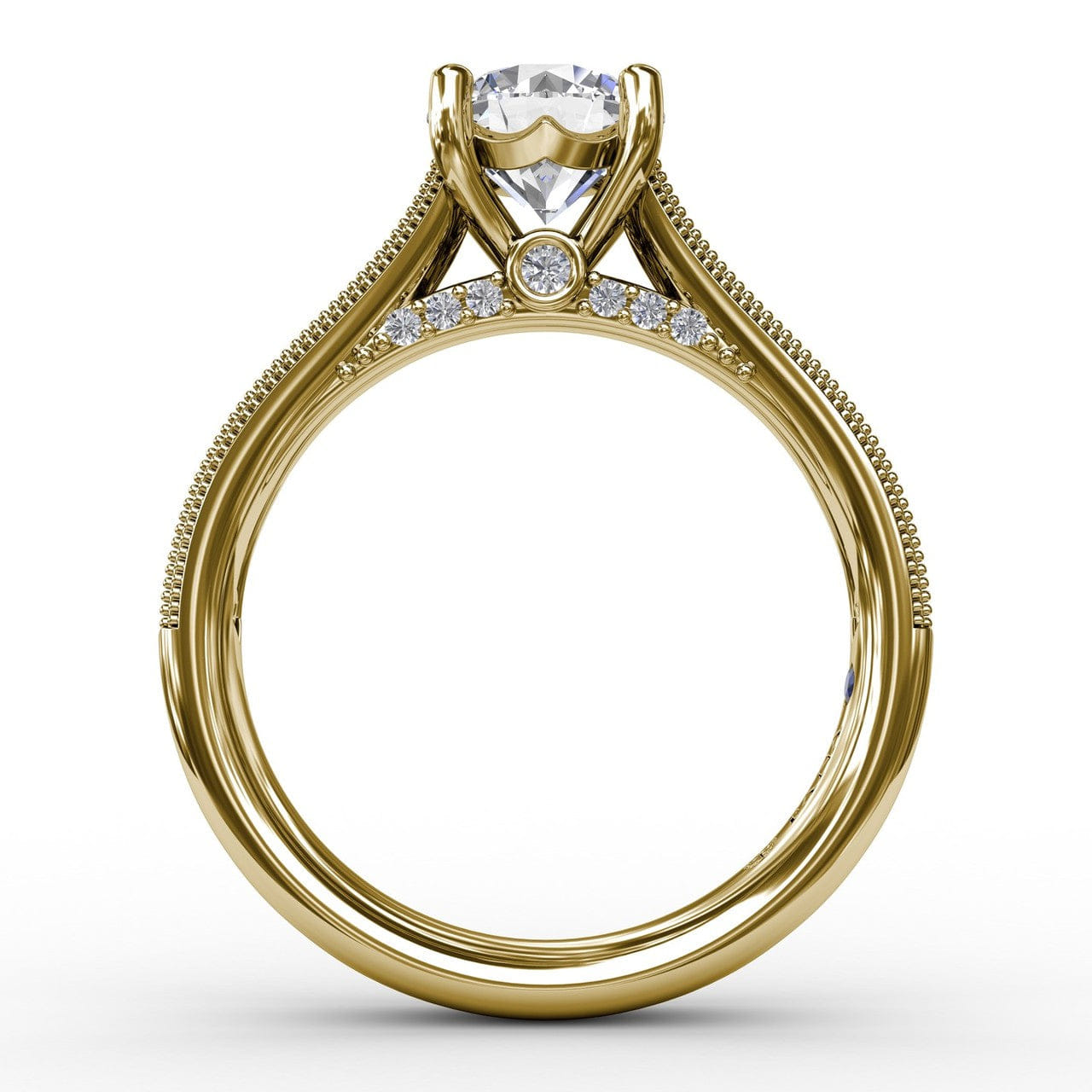 Fana Classic Round Diamond Solitaire Engagement Ring