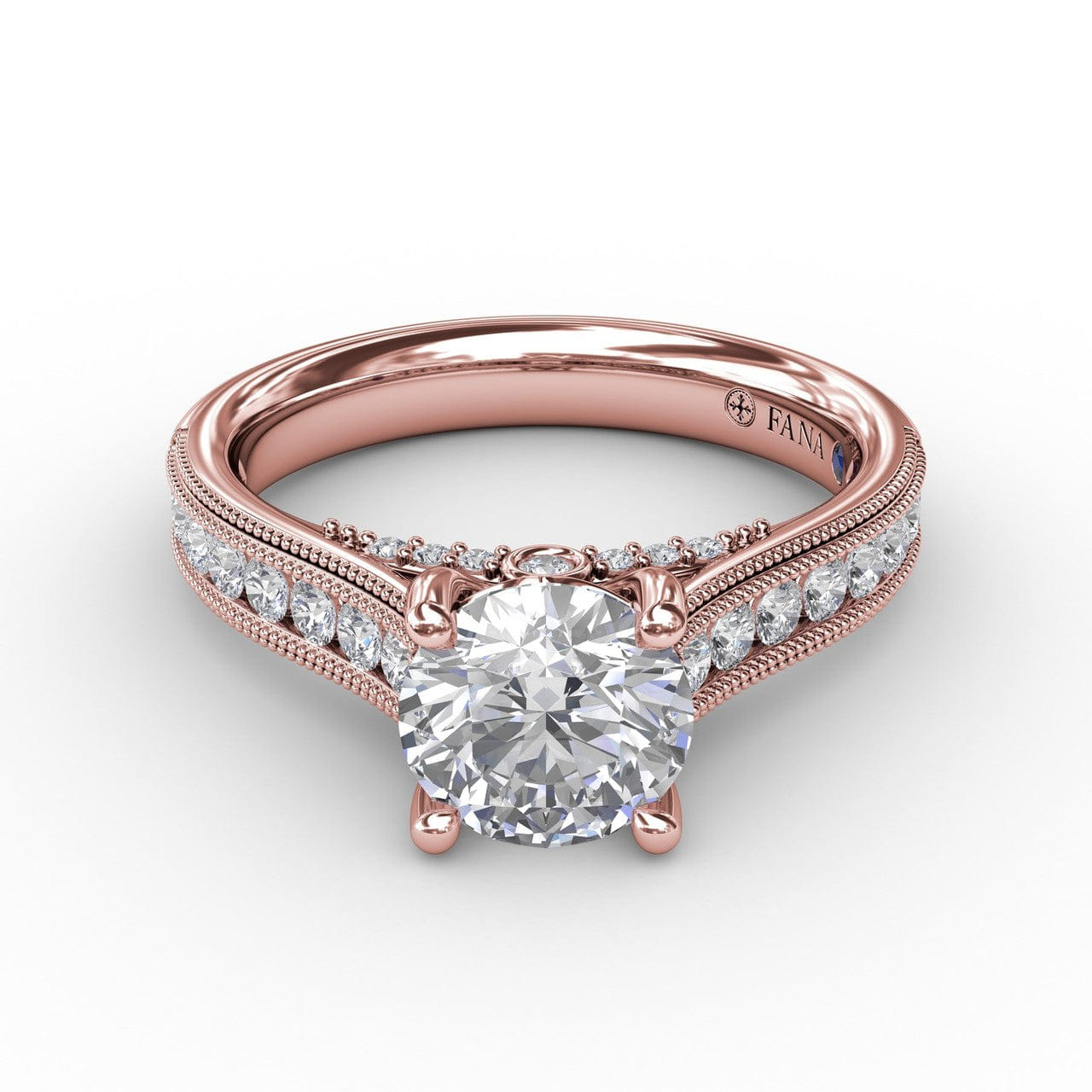 Fana Classic Round Diamond Solitaire Engagement Ring