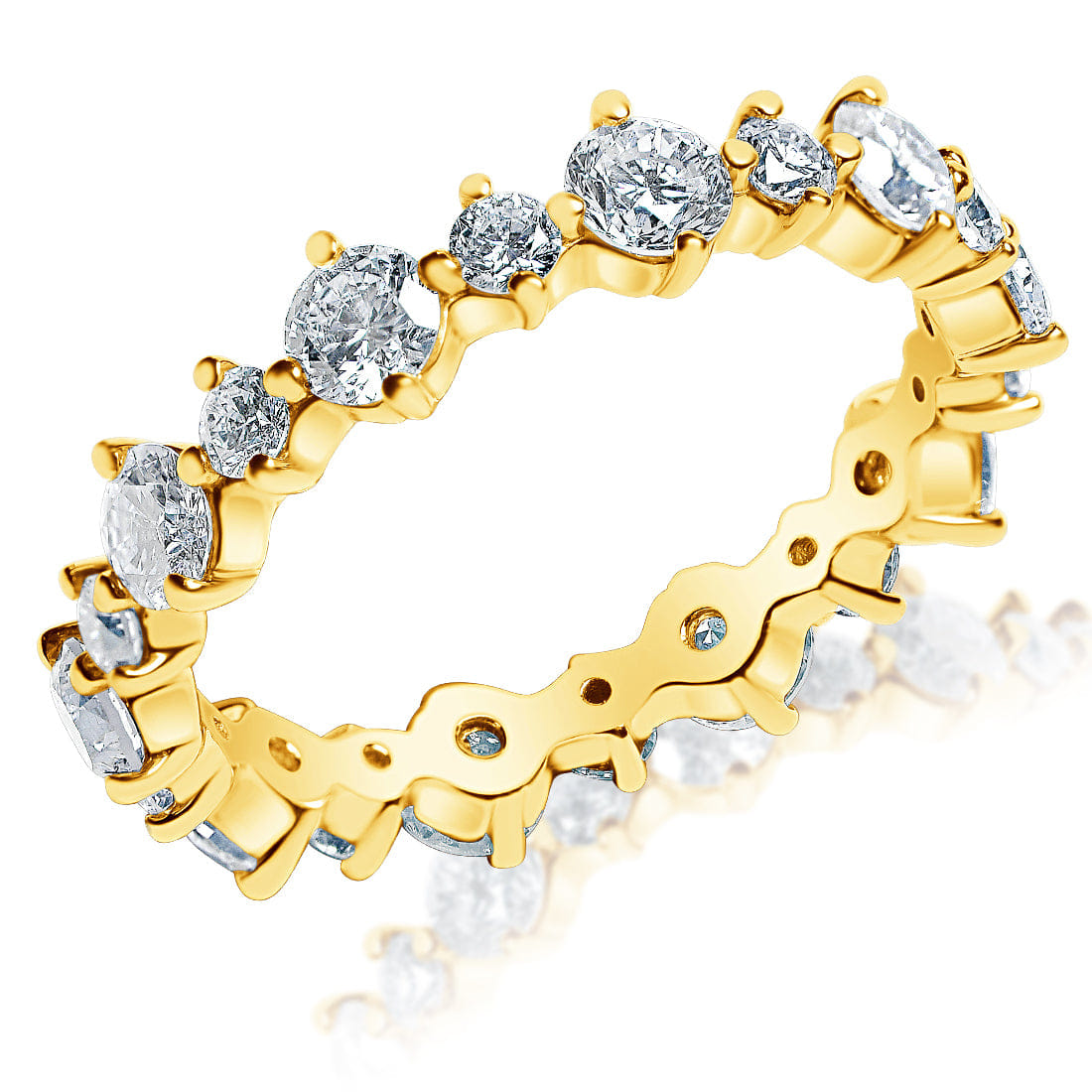 Classique Creations Round Diamond Eternity Ring